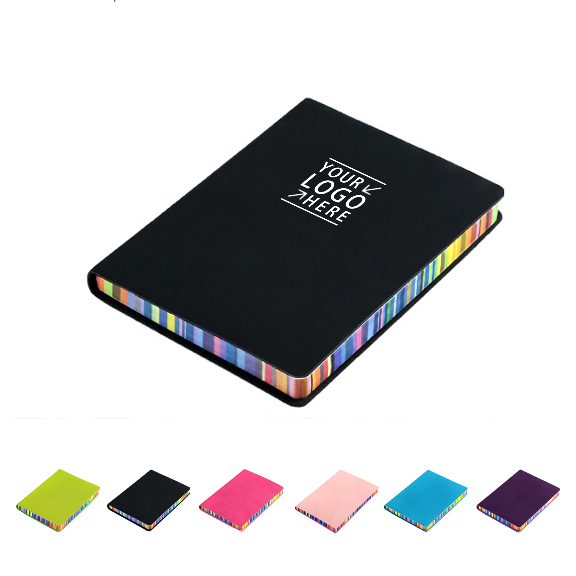 Soft Face Rainbow Edge Notebook