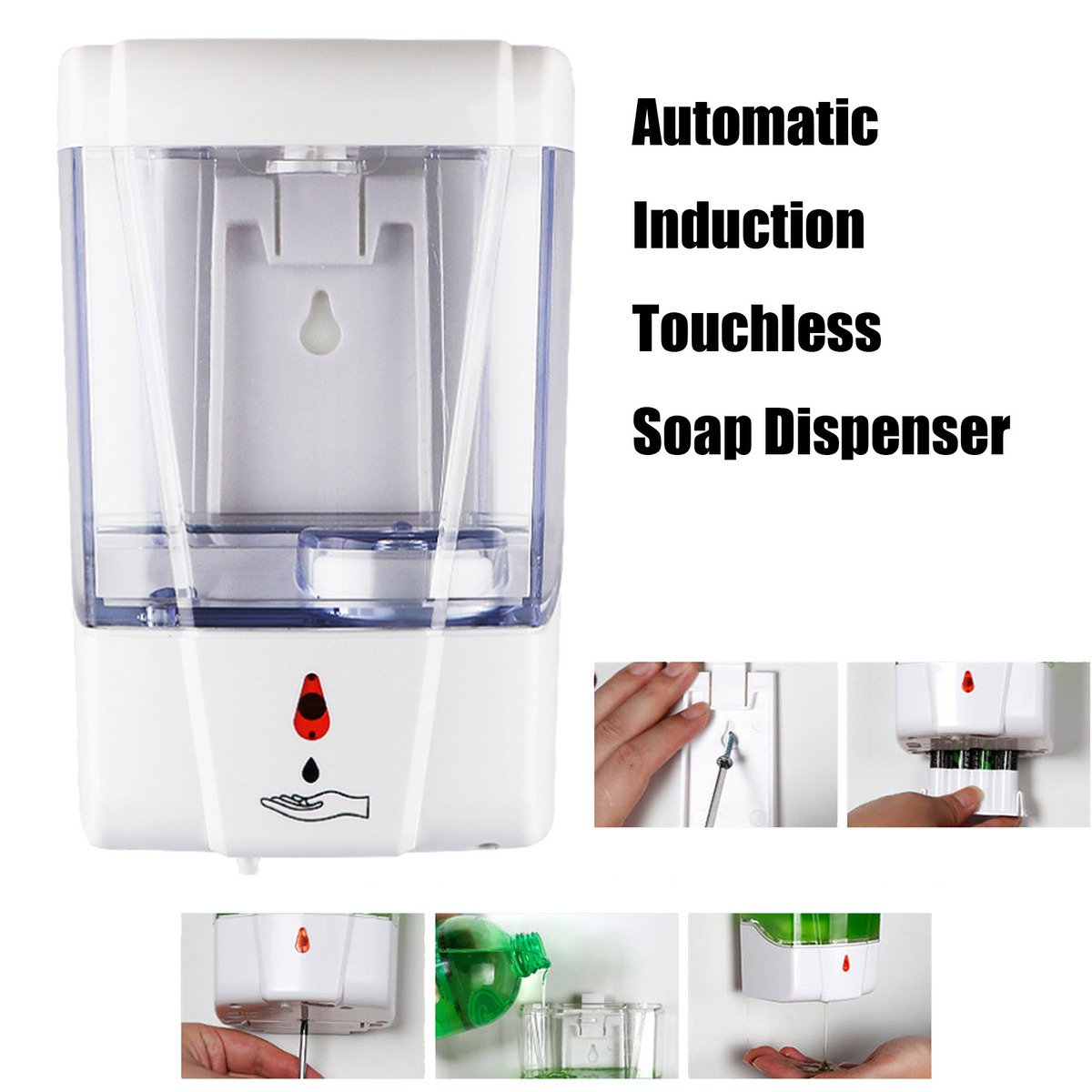 Contactless Inductive Automatic Soap Dispenser 700ml