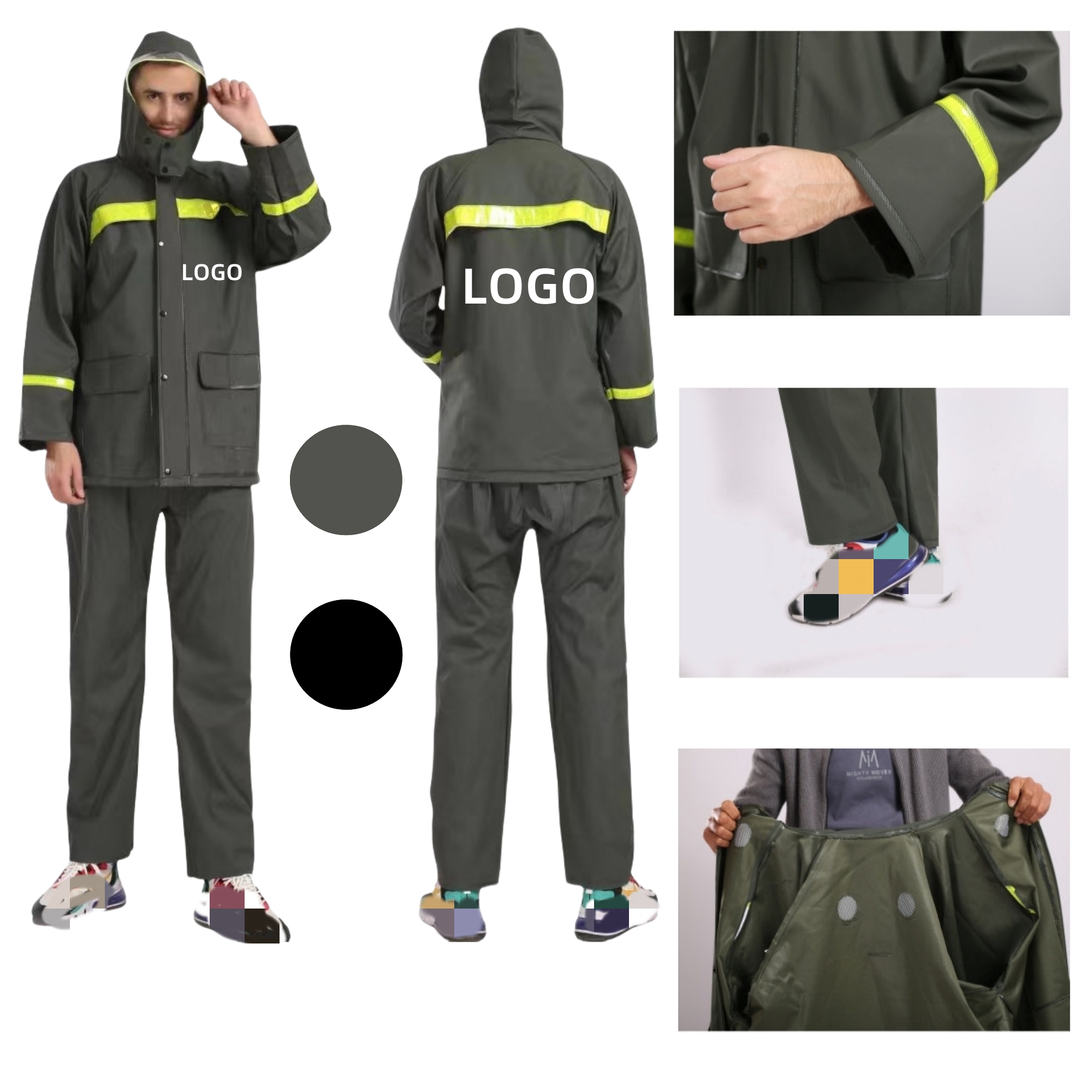 Custom Split Raincoat 2