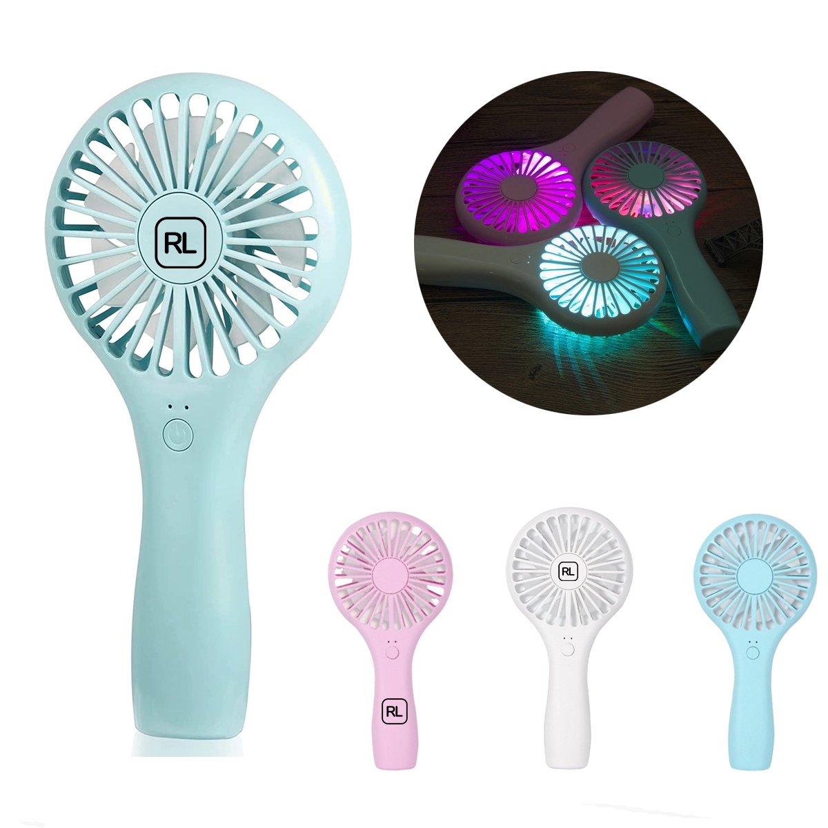 1200Mah Mini Portable Usb Rechargeable Handheld Fan
