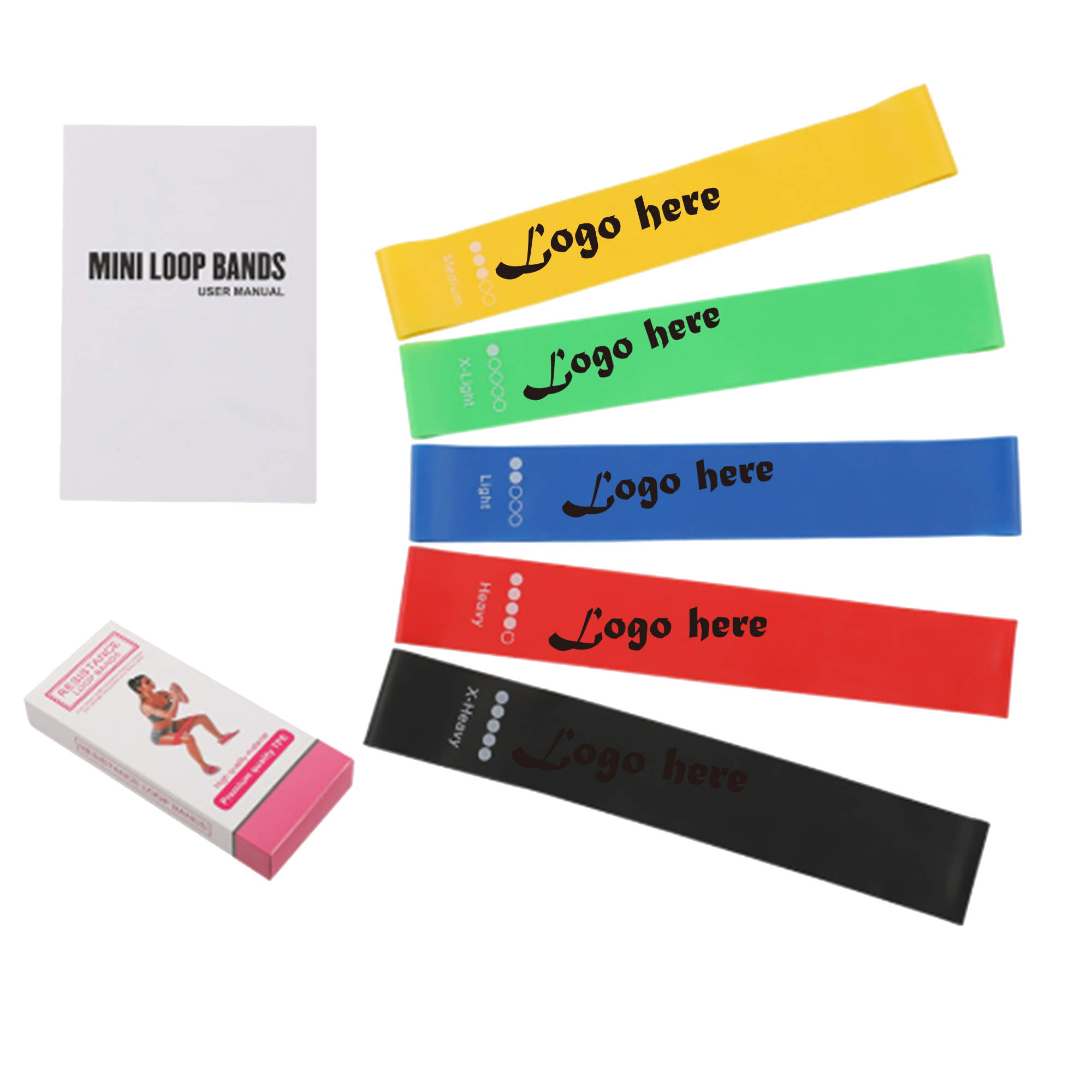 Latex Elastic Yoga Exercise Resistance Band
