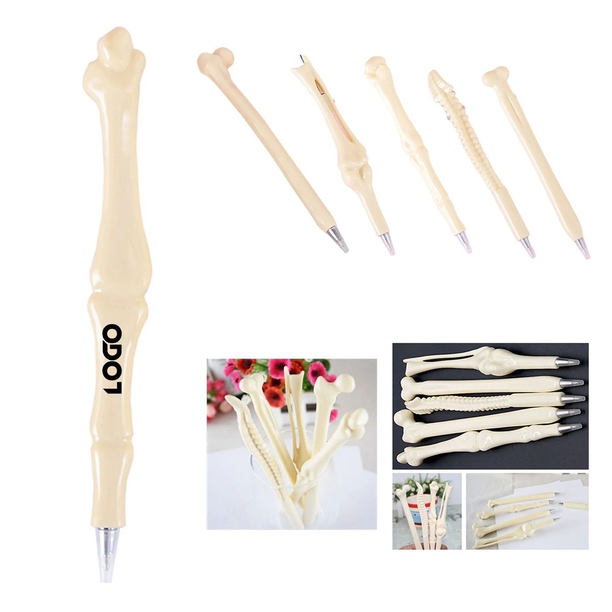 Creative Novelty Bone Shape Ballpoint Pen