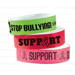 3/4" Custom DuPont™ Tyvek® Wristband
