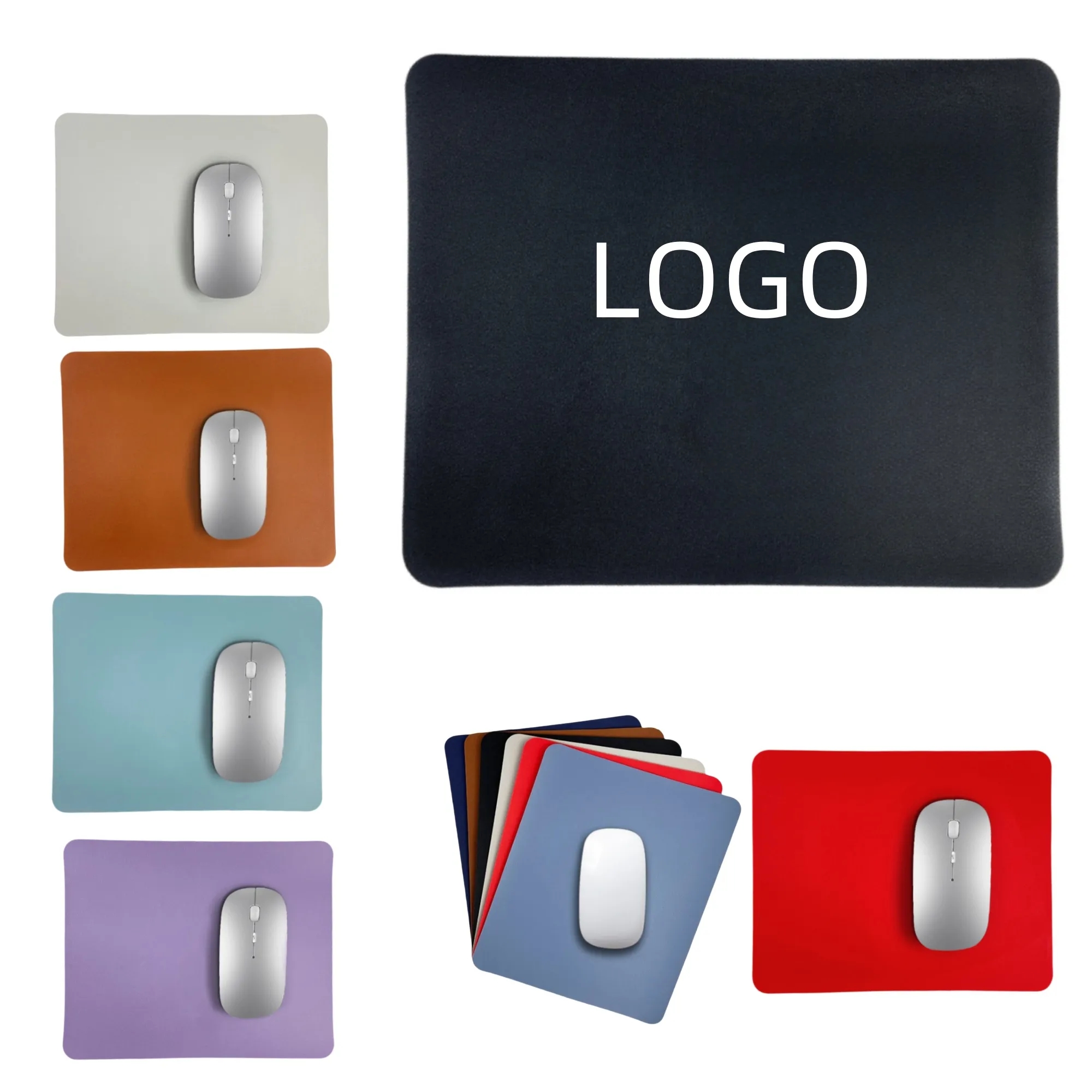 Versatile PU Leather Mouse Pad
