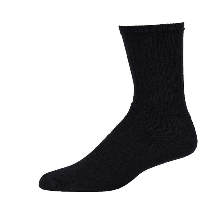 Crew Sports Socks - Black Size 9-11 4 Pack 3