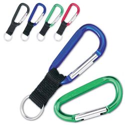 Small Carabiner with Strap