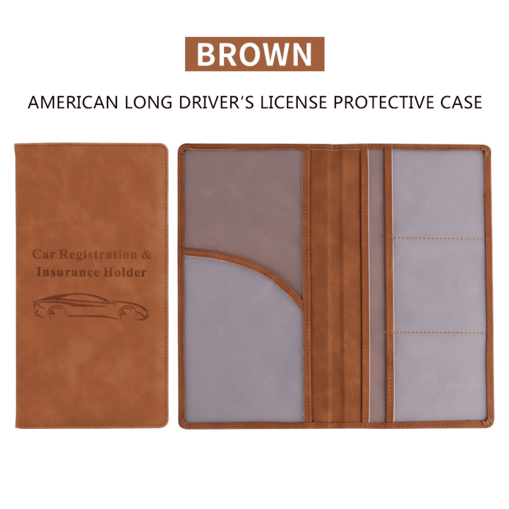 Multi-Function Magnetic Closure Driver's License Holder 15