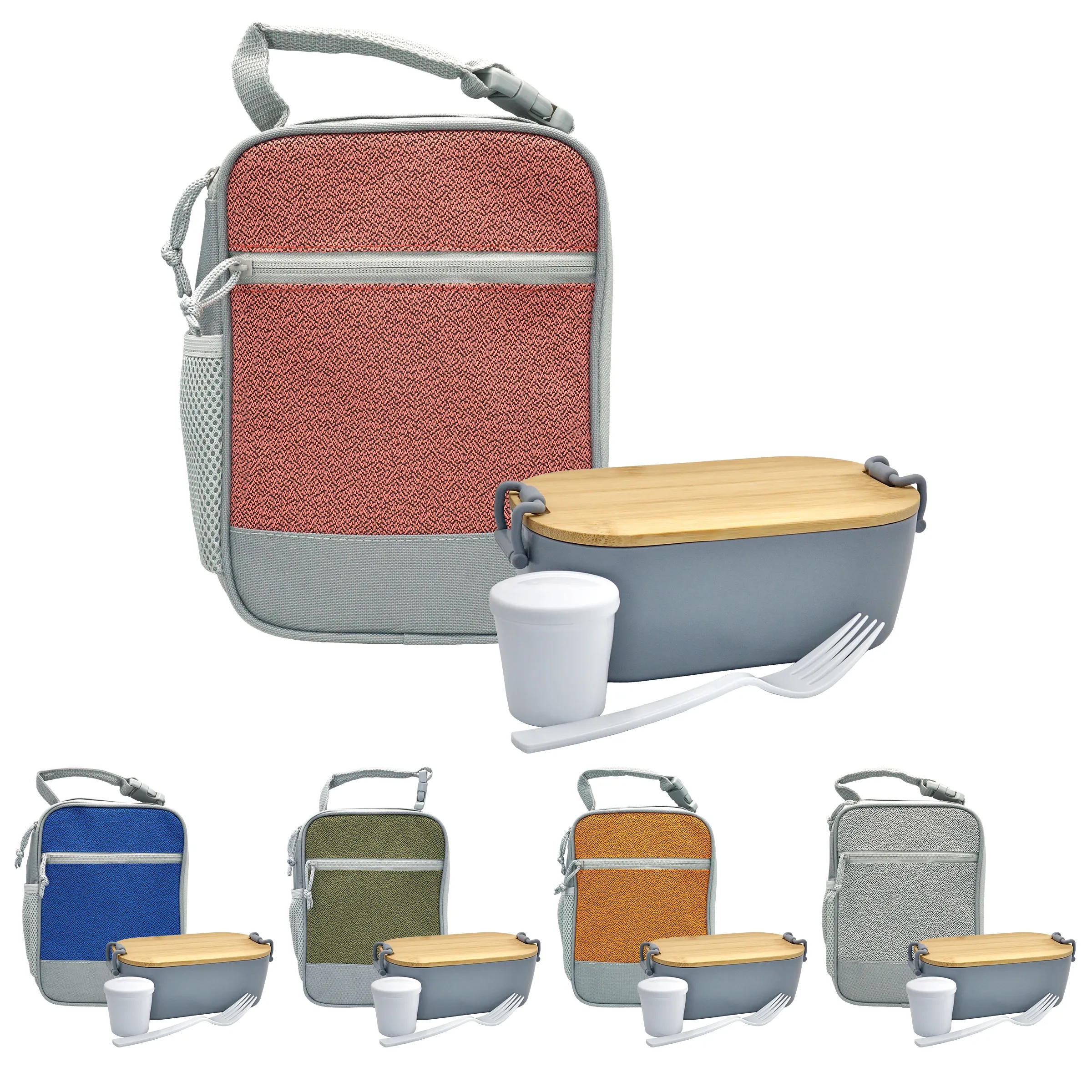 Speck Handy Bamboo Lunch Box Set 4