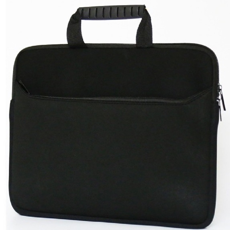 Neoprene Laptop Sleeve w/ 3 Compartments & Rubber Handle - Thumbnail 3