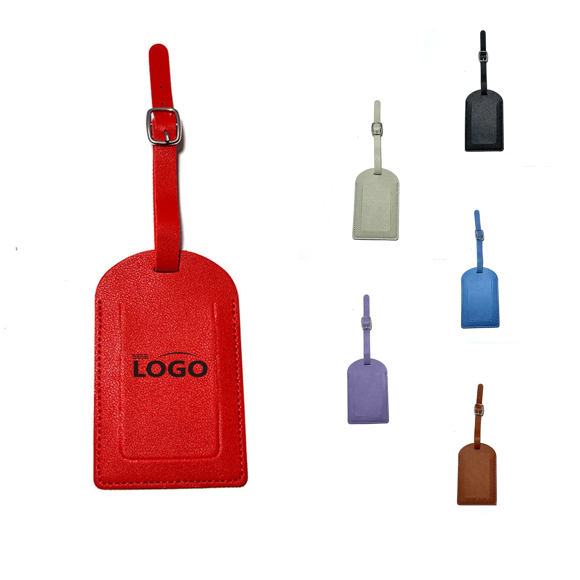 High Quality PU Luggage Tags MOQ 10pcs 14