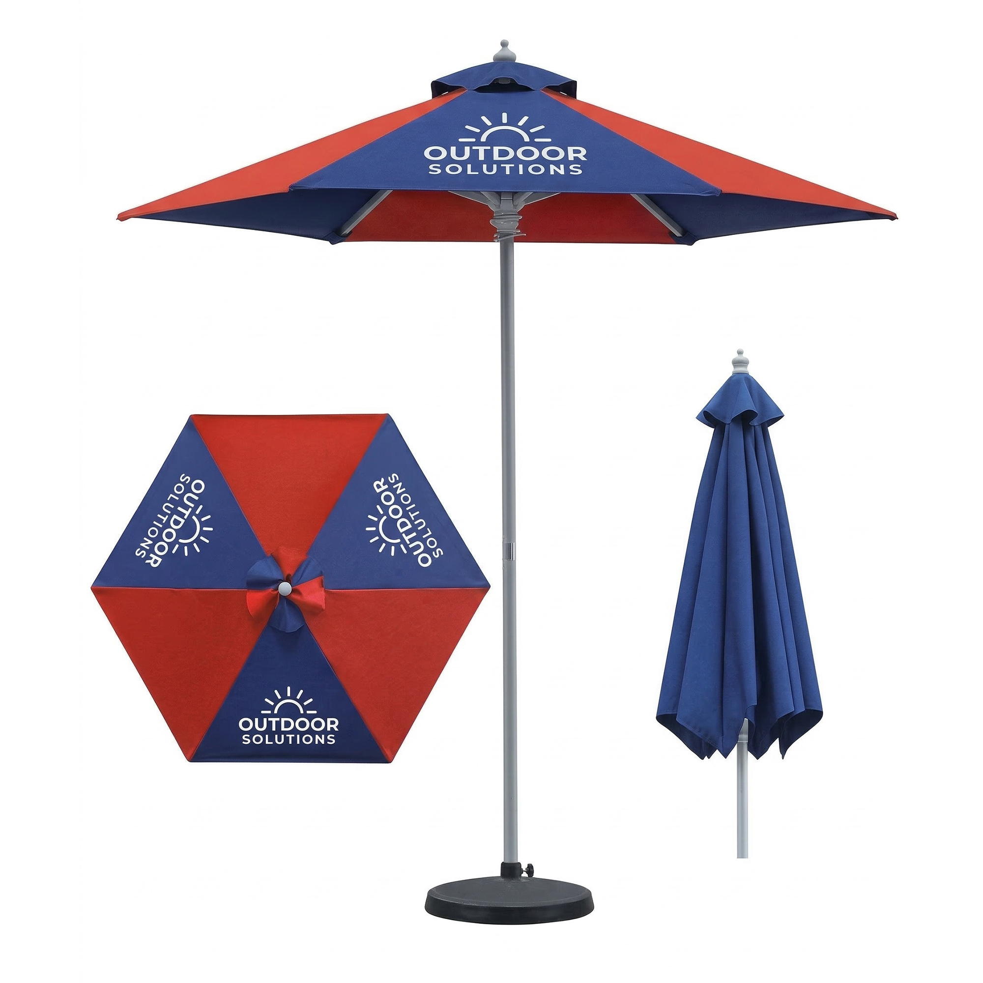 Portable Beach Umbrella Folded