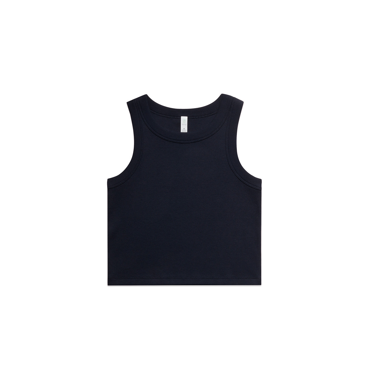 Wo's Organic Rib Crop Tank | 4064G 79