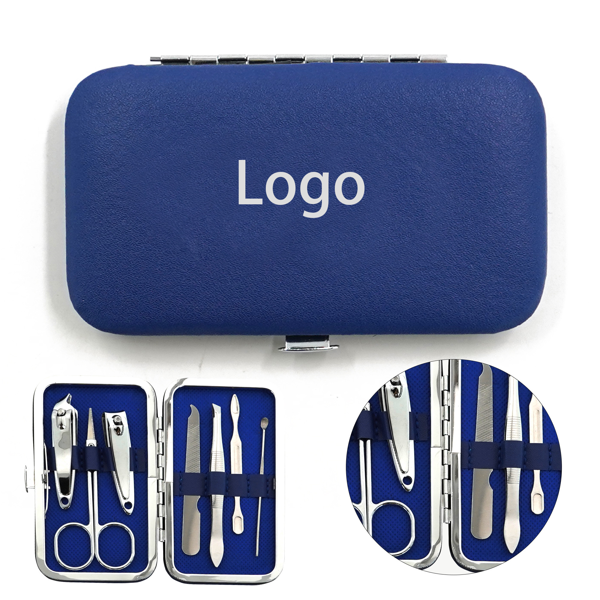 7 Pcs Manicure Set Nail Clippers Kits 3