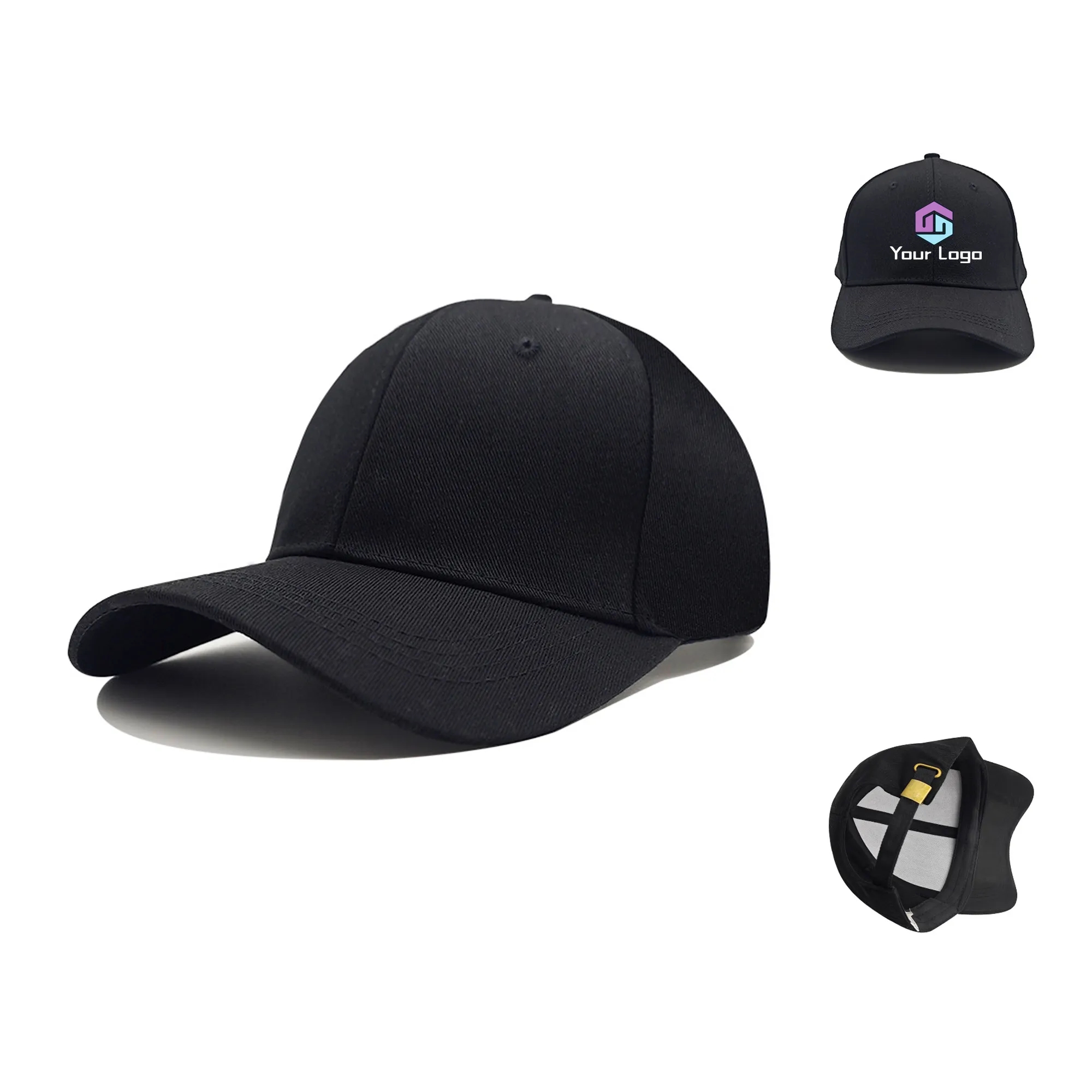 Full Color 6 Panel Cotton Baseball Cap 5