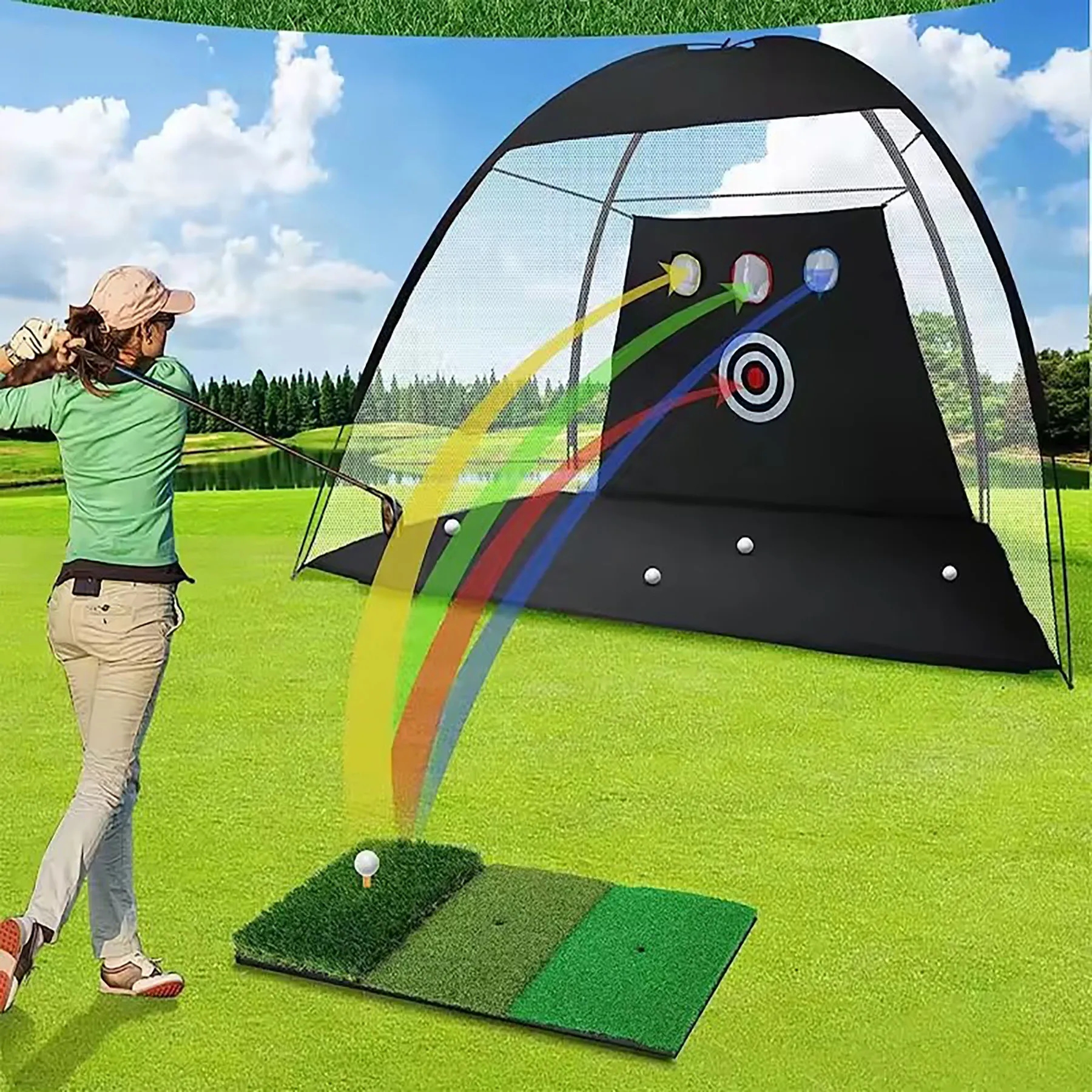 Golf Hitting Nets for Backyard Driving 24