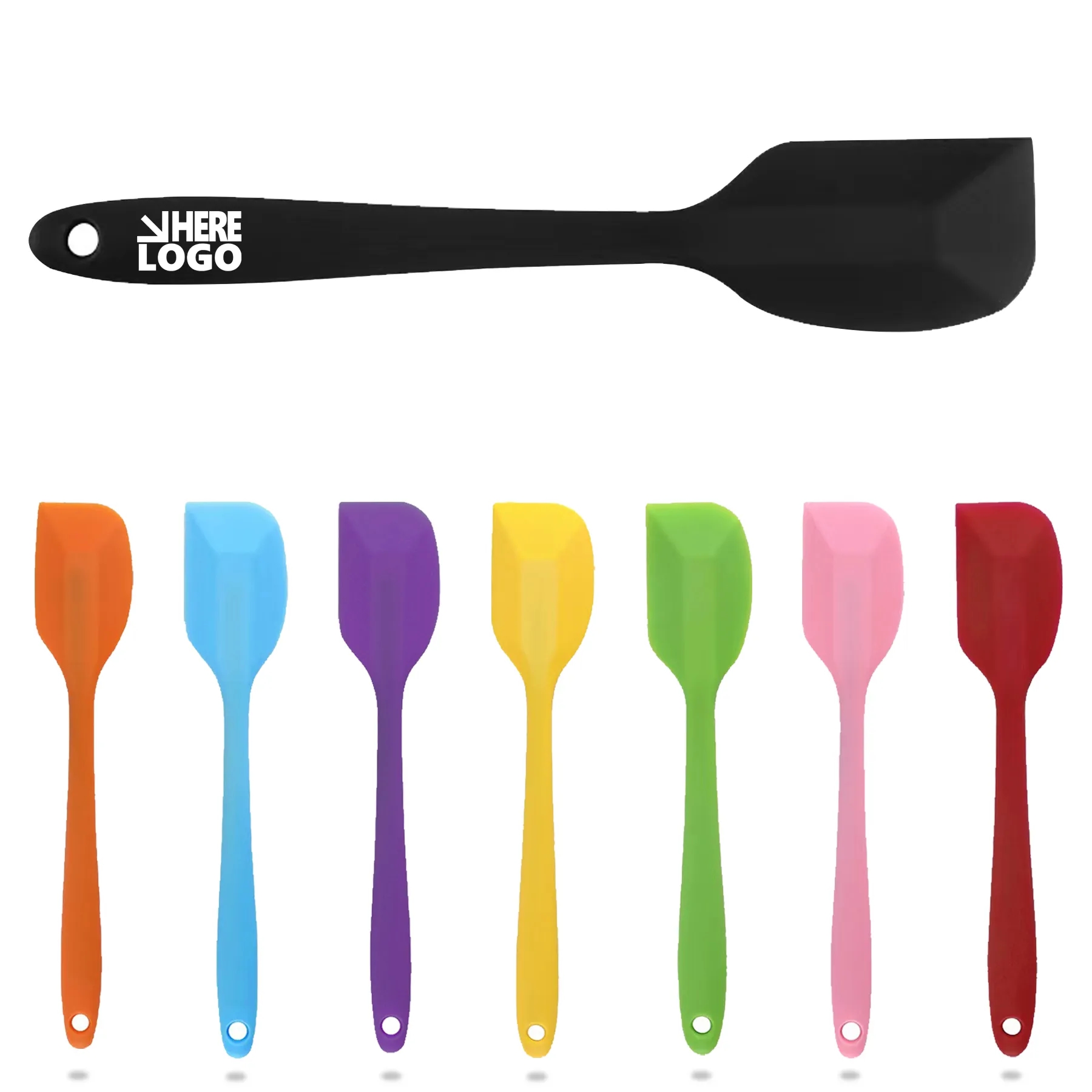Small Silicone Kitchen Spatula 12