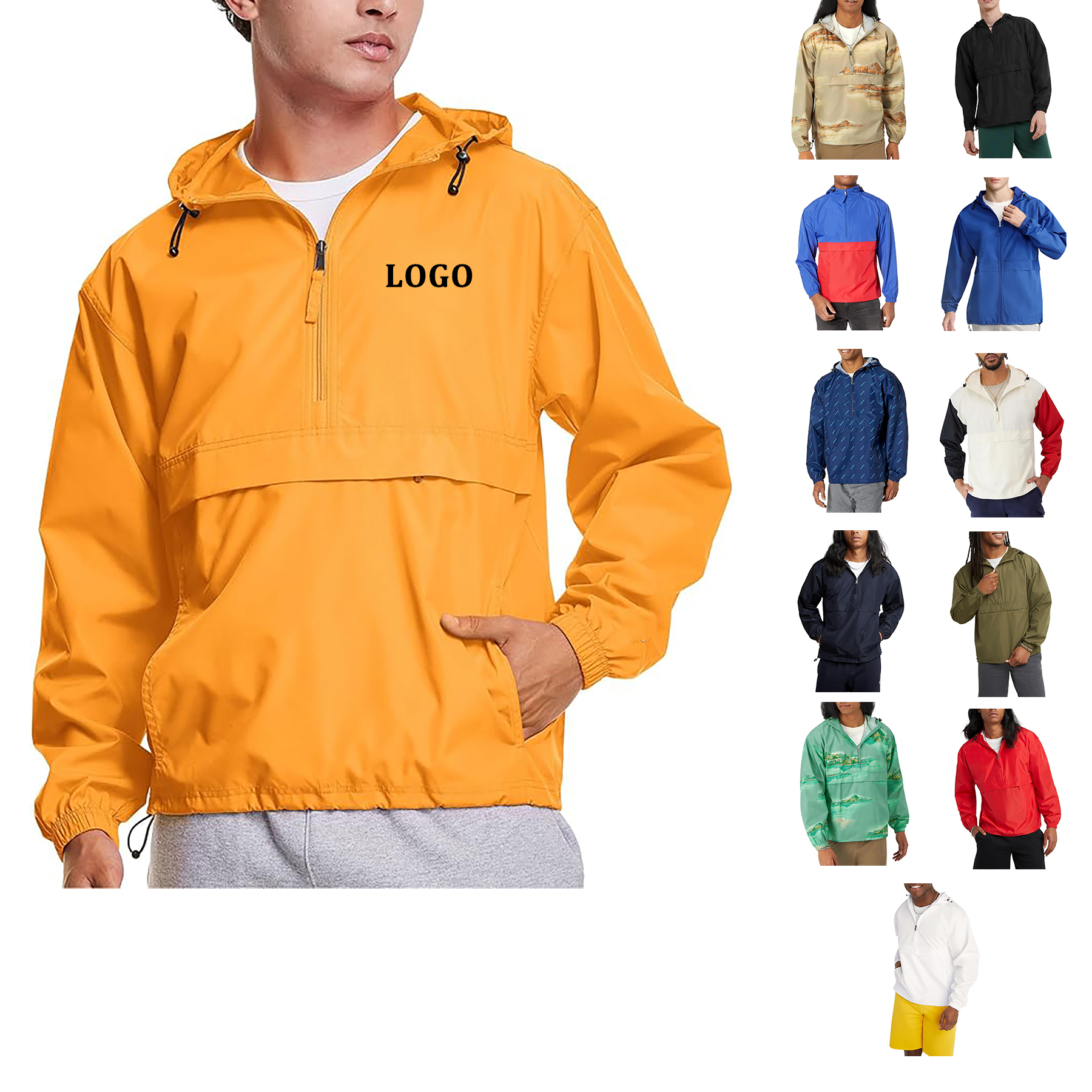 Unisex Windproof and Waterproof Packable Jacket 30