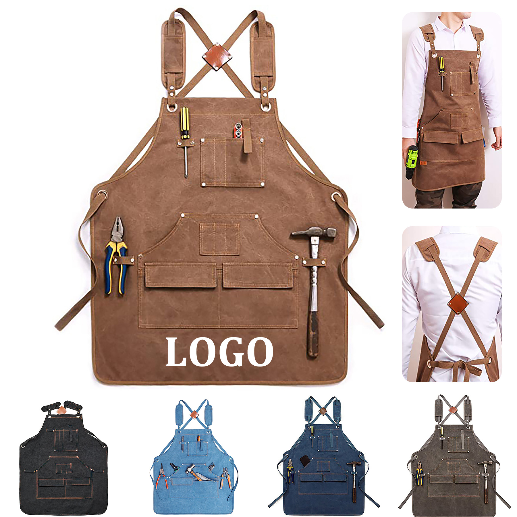 Canvas Work Apron 1