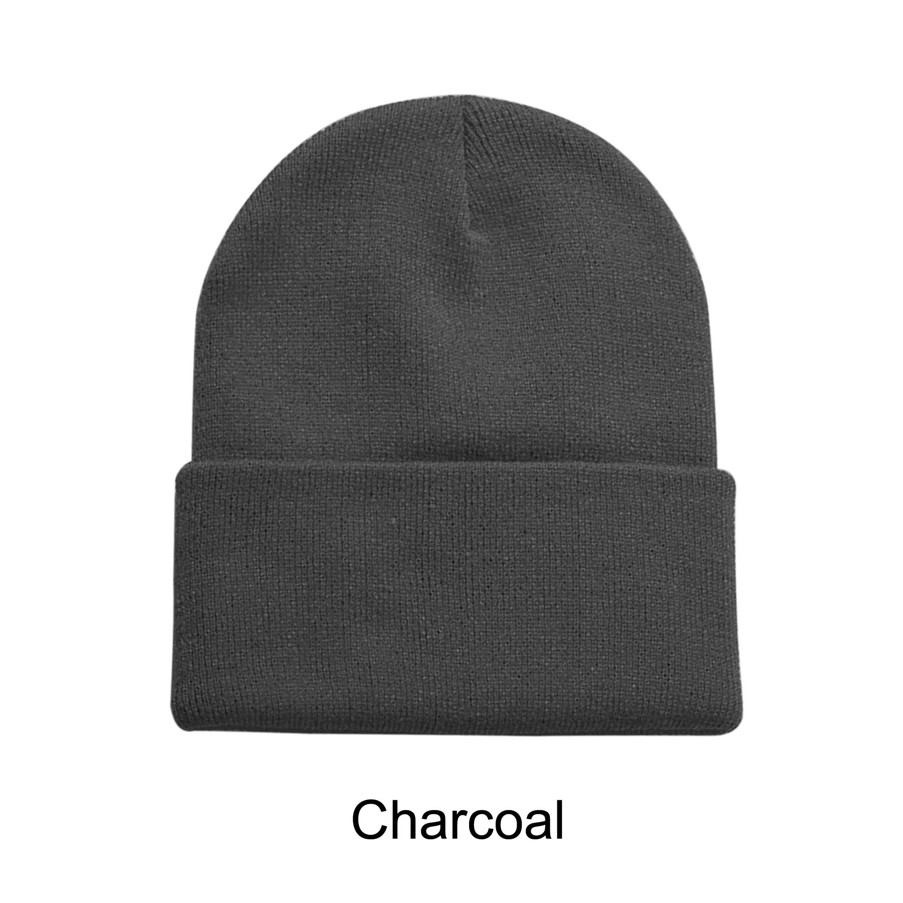12" High Acrylic Beanie Knit Cap 23
