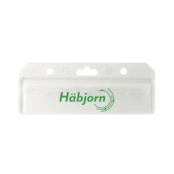 3.63" W x 1.40" H - Rigid Card Holder Strip (1 Color Imprint)