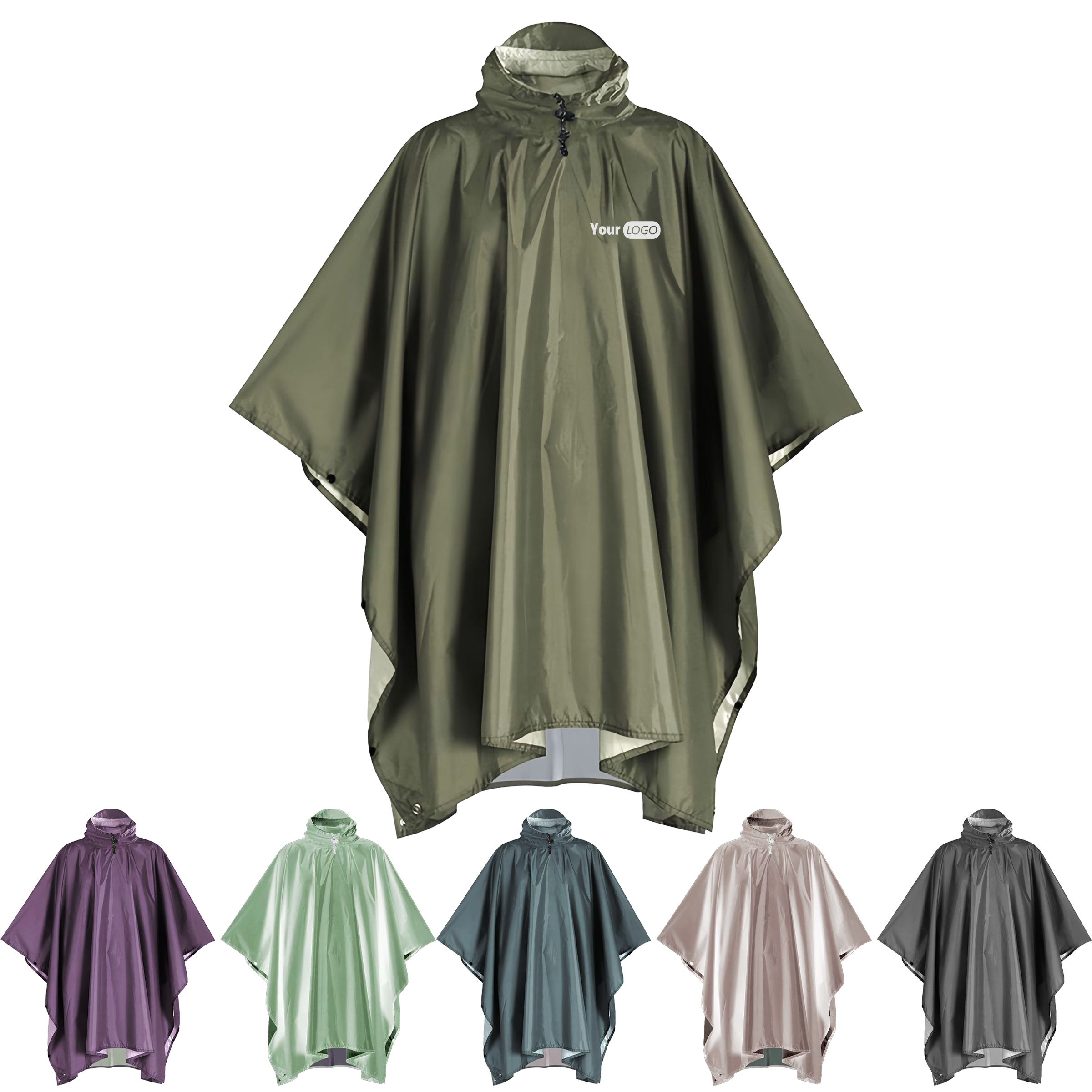 Polyethylene Waterproof Reusable Poncho 6