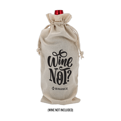 Linen Wine Gift Bag