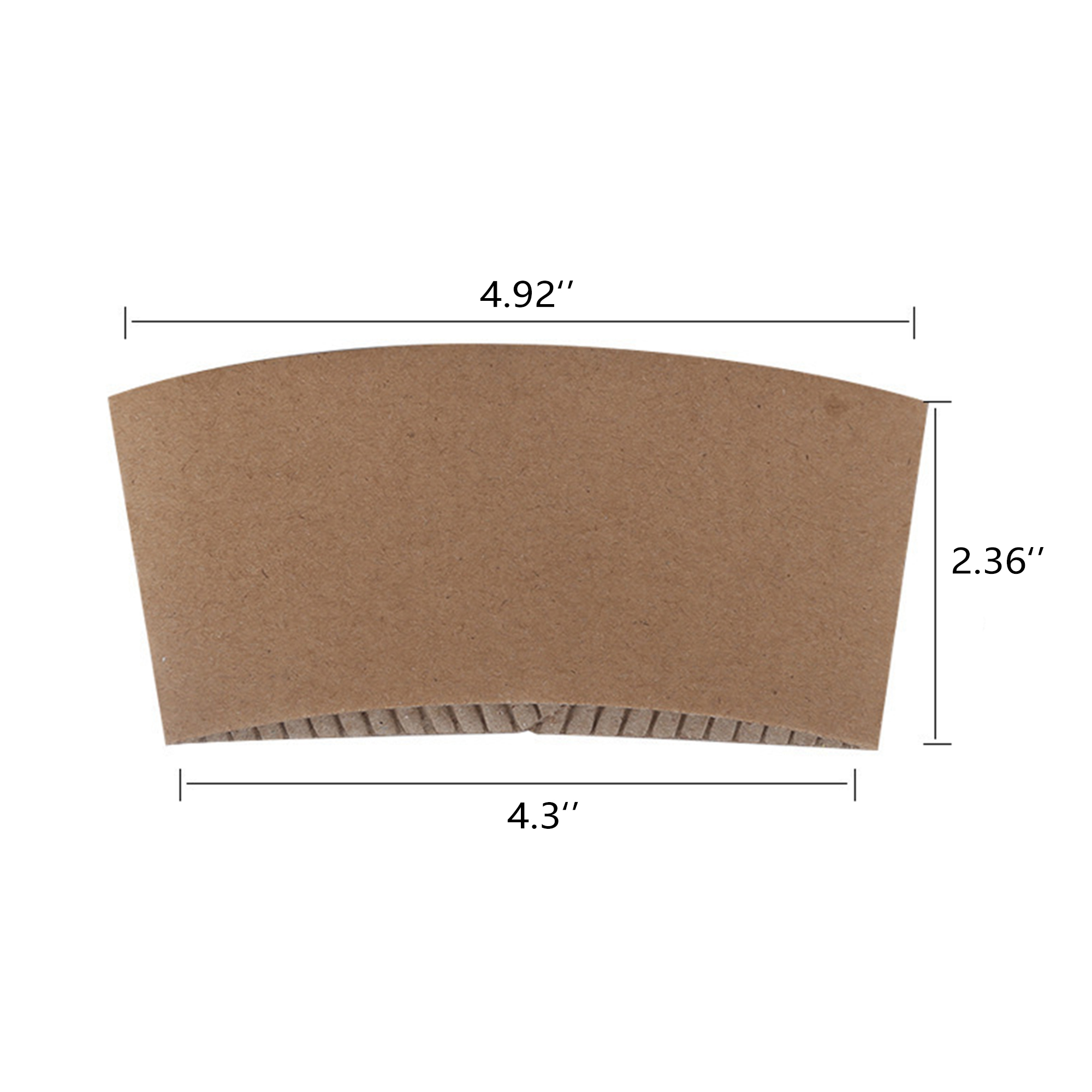 Custom PremiumCoffee Cup Sleeve MOQ 100PCS 4