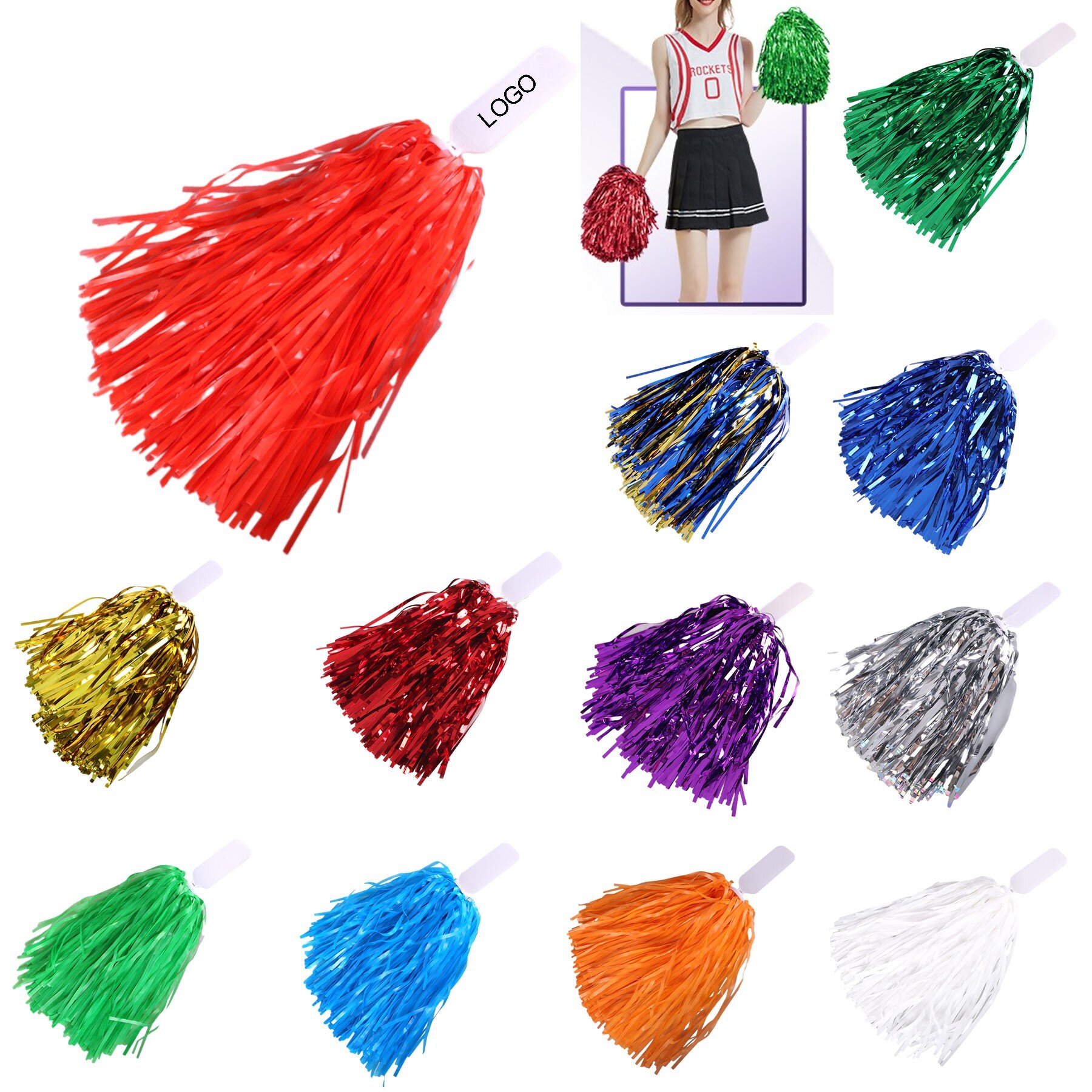 Plastic Cheer Poms 9