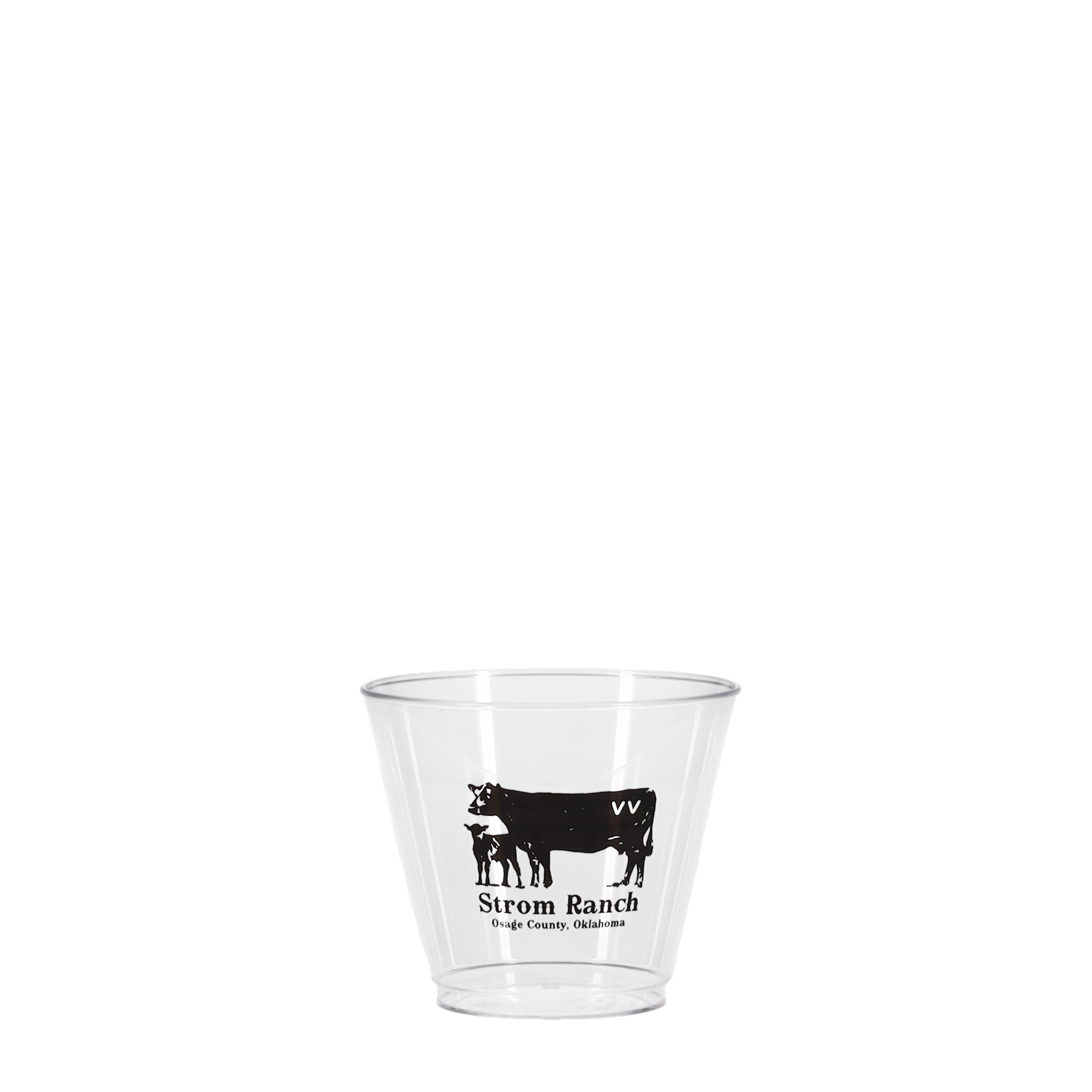 5 oz Hard Plastic Smooth Rocks Cup Clear Tradition Print, custom paper cup with logo imprint 7