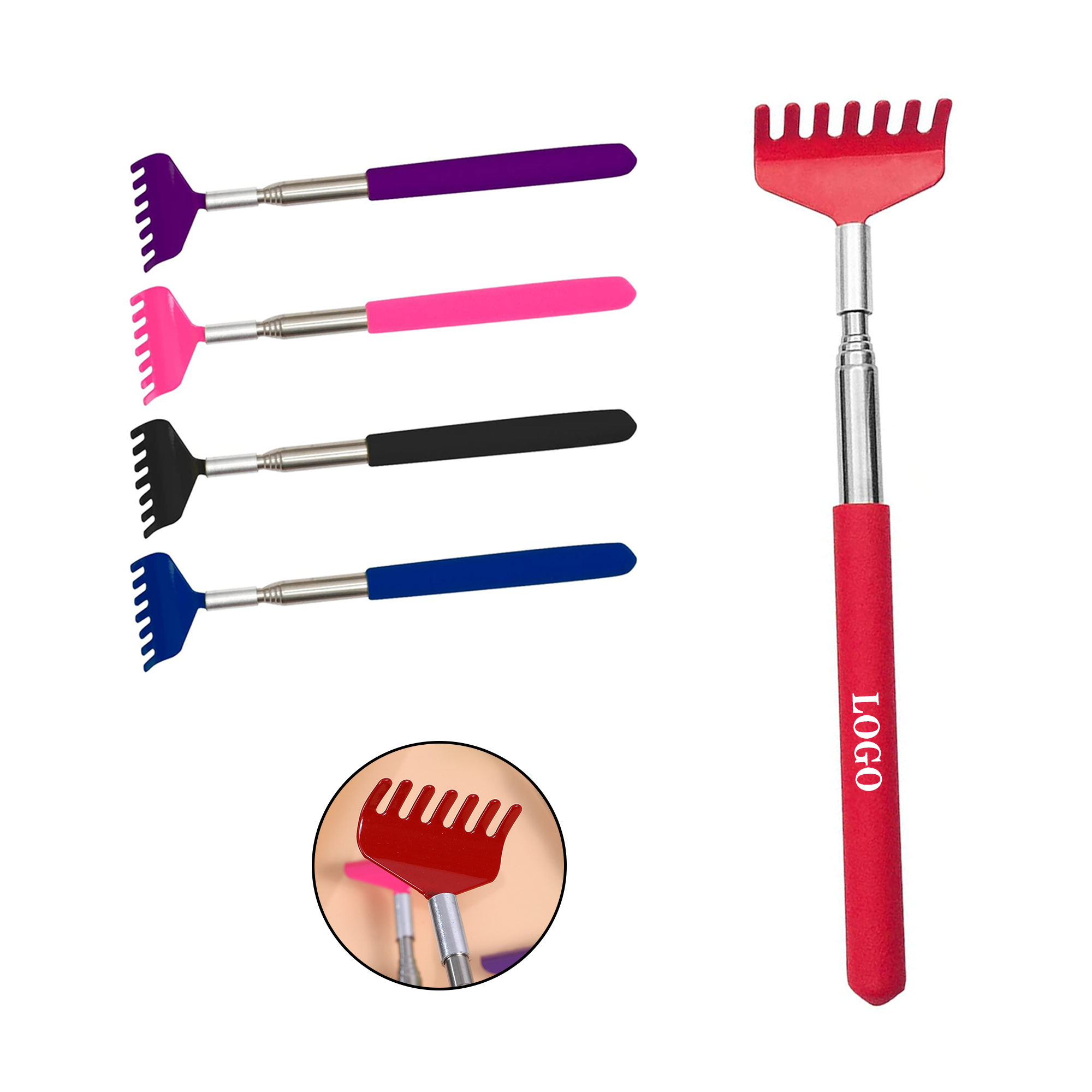 Retractable Metal Head Scratcher 6