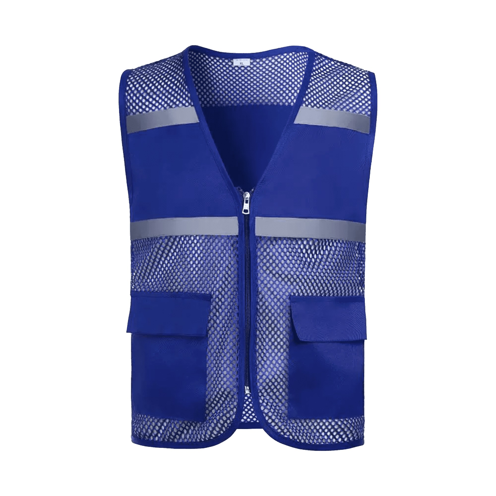 Pockets and Zipper Reflective Safety Vest 16