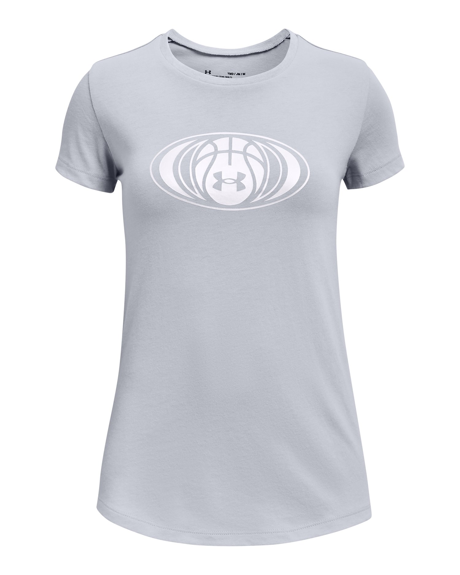 Girls' UA Basketball Logo Short Sleeve 6