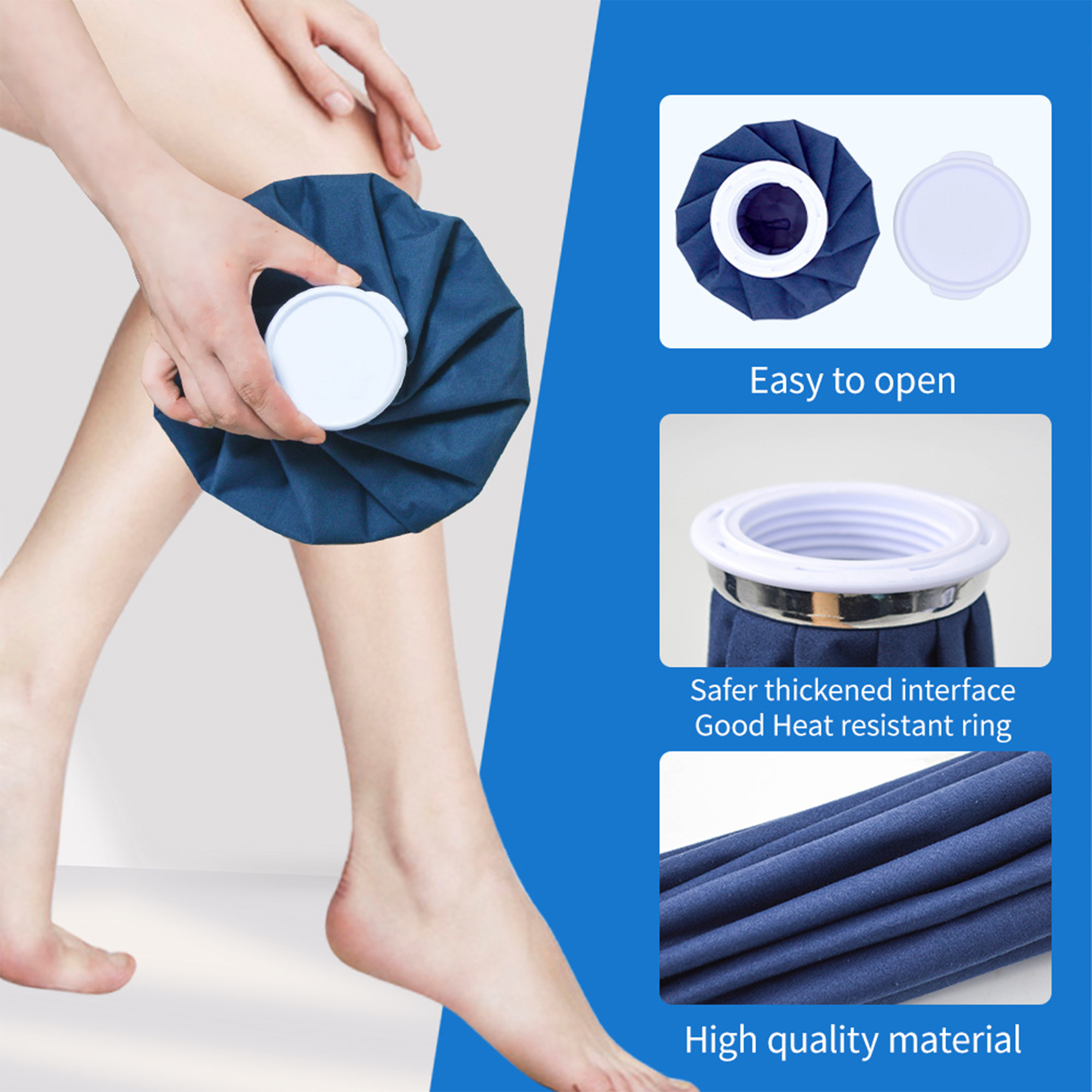 Polyester Minimally Designed Water Refillable Ice Therapy Pack 12