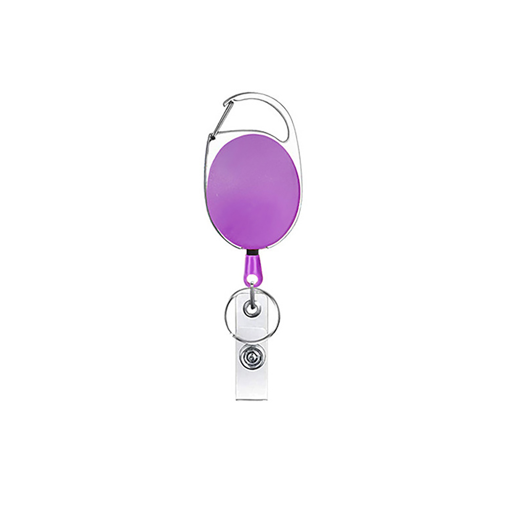 Retractable Badge Reel with Keychain 35
