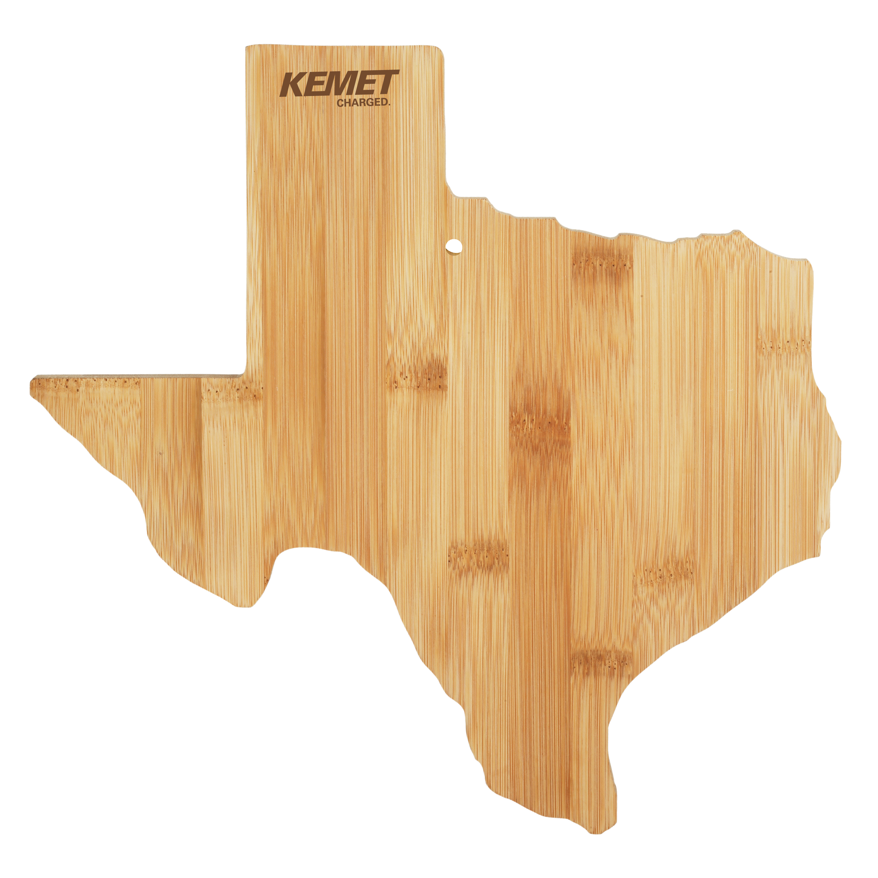 Texas Shape Bamboo Cutting Board