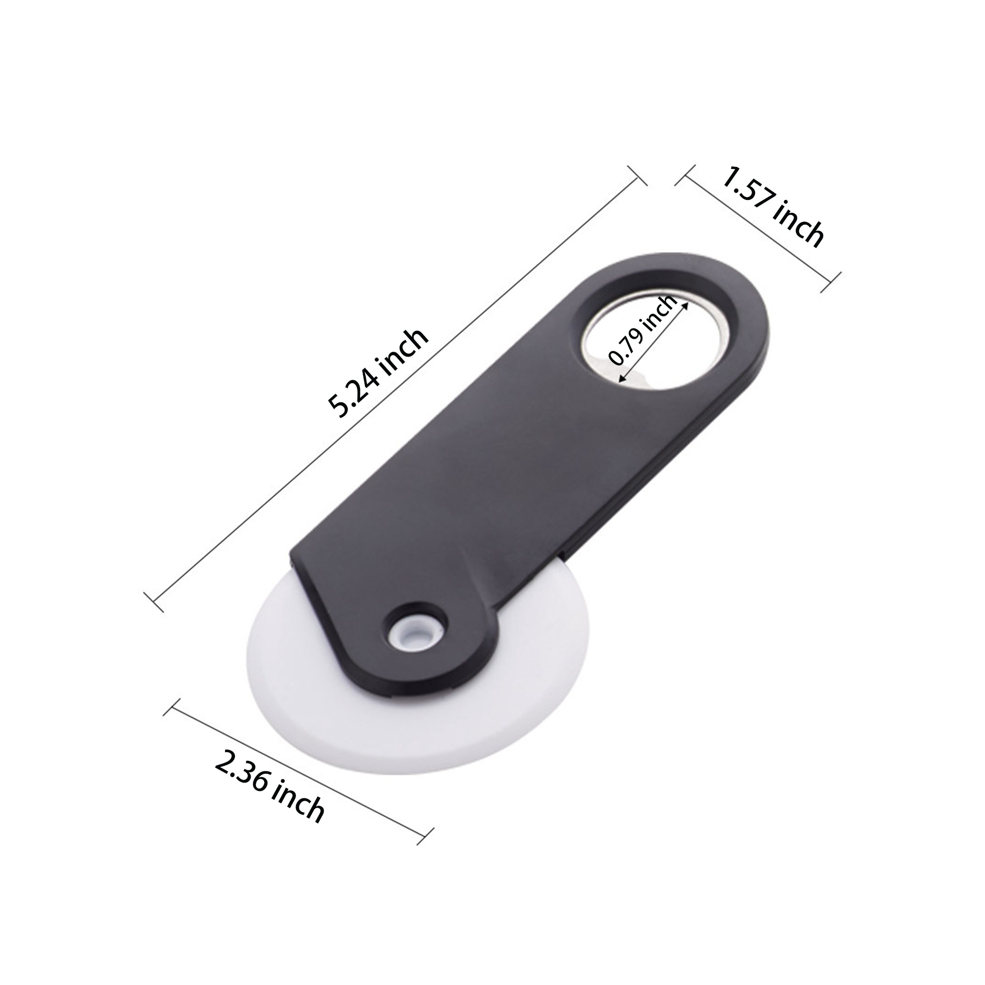 2 In 1 Plastic Pizza Knife Bottle Opener 5