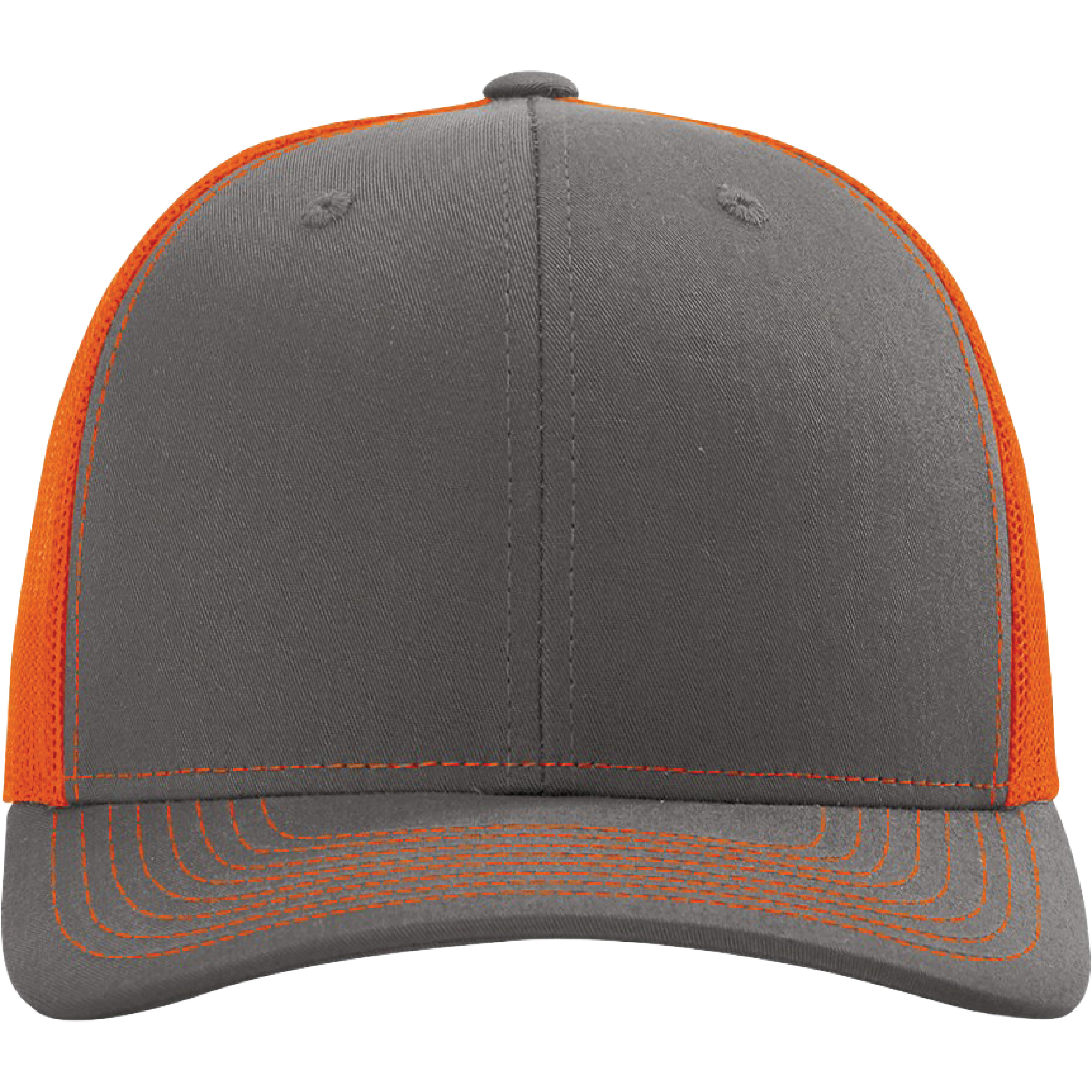 Richardson 112 6-Panel Snapback Trucker Hat w/Leatherette Adhesive Patches or Embroidery 306
