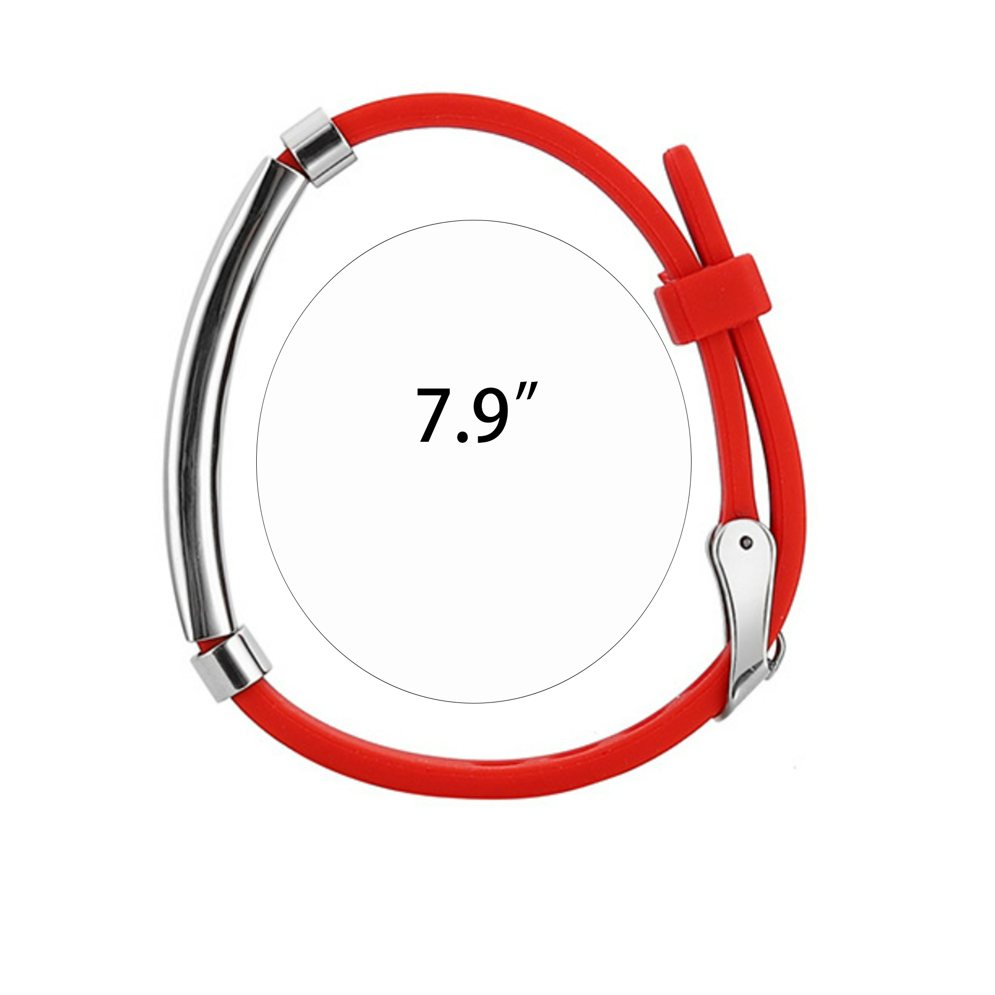 Modern Steel-Silicone Wristband 5