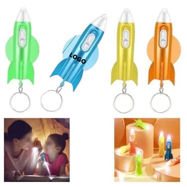 LED Light Keychain - Practical Portable Key Ring Flashlight