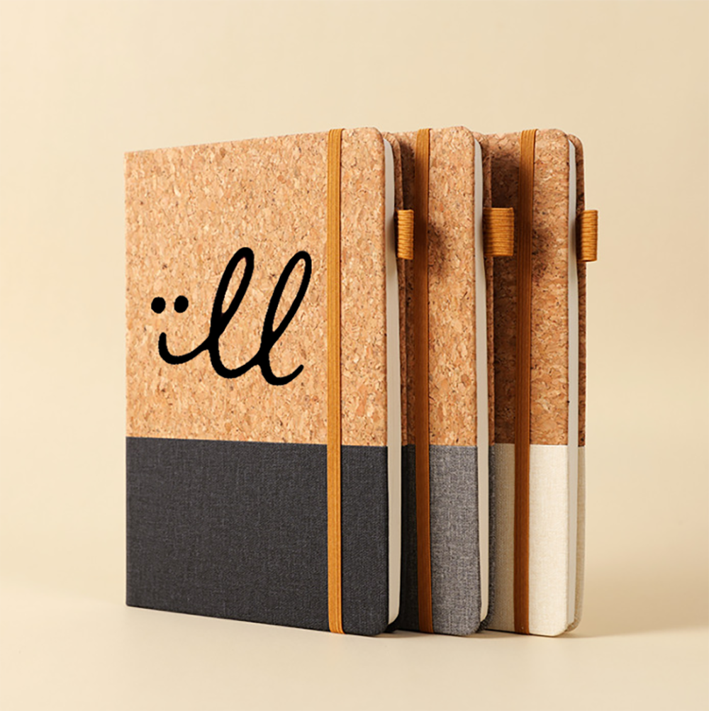 Cork Hardcover Bound Notebooks 8