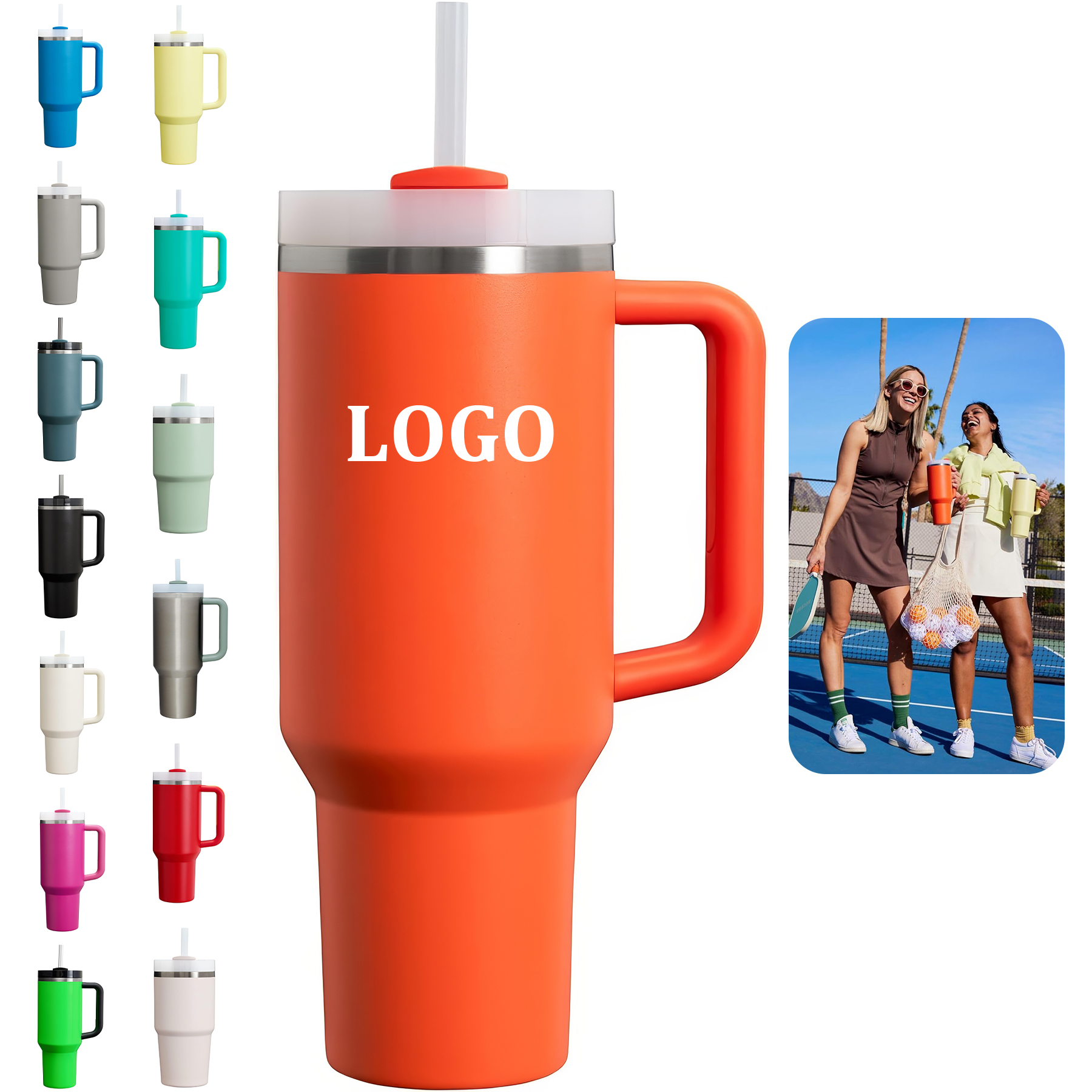 40 oz Stainless Steel Vacuum Insulated Tumbler 1