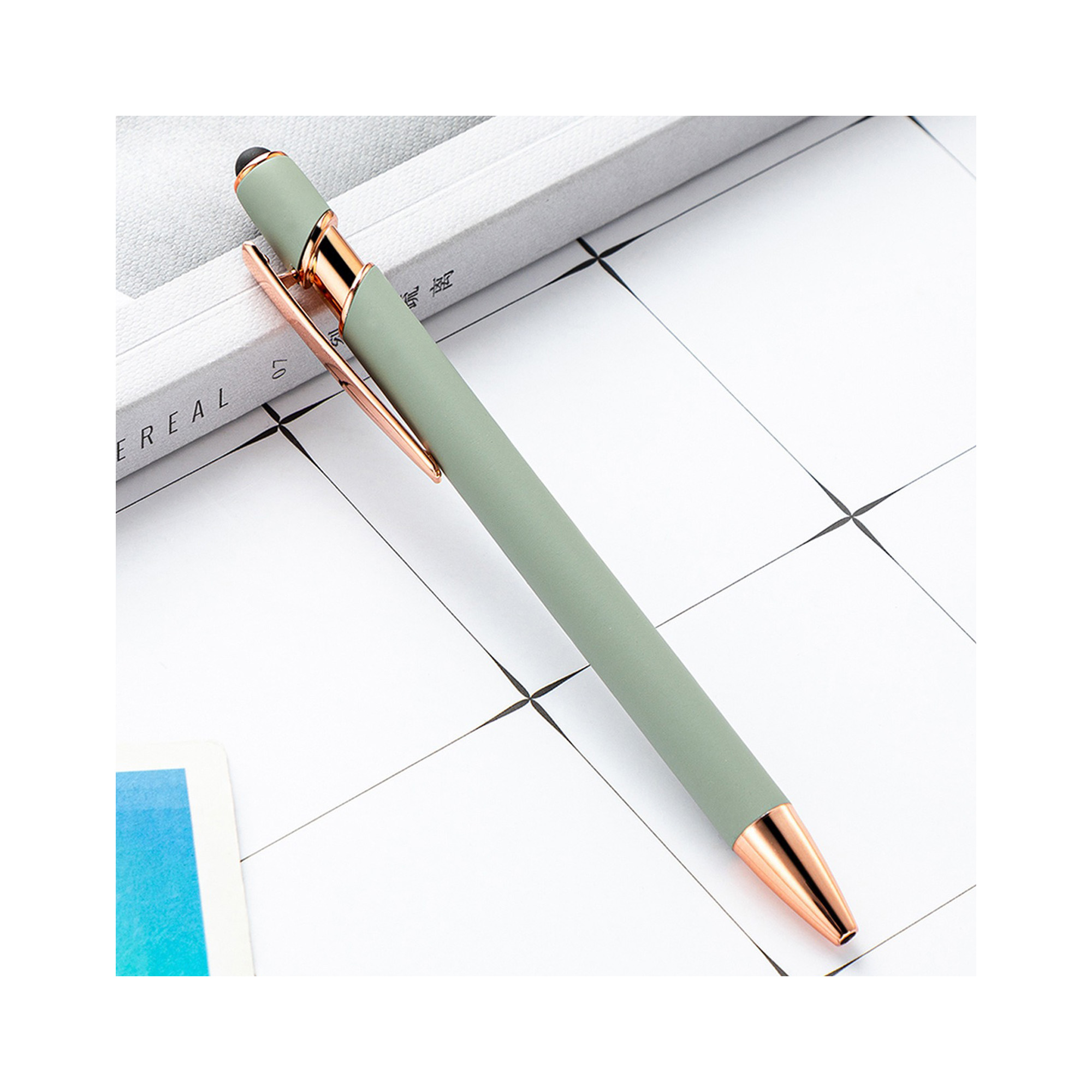 Metal Barrel Push-Button Ballpoint Pen 25