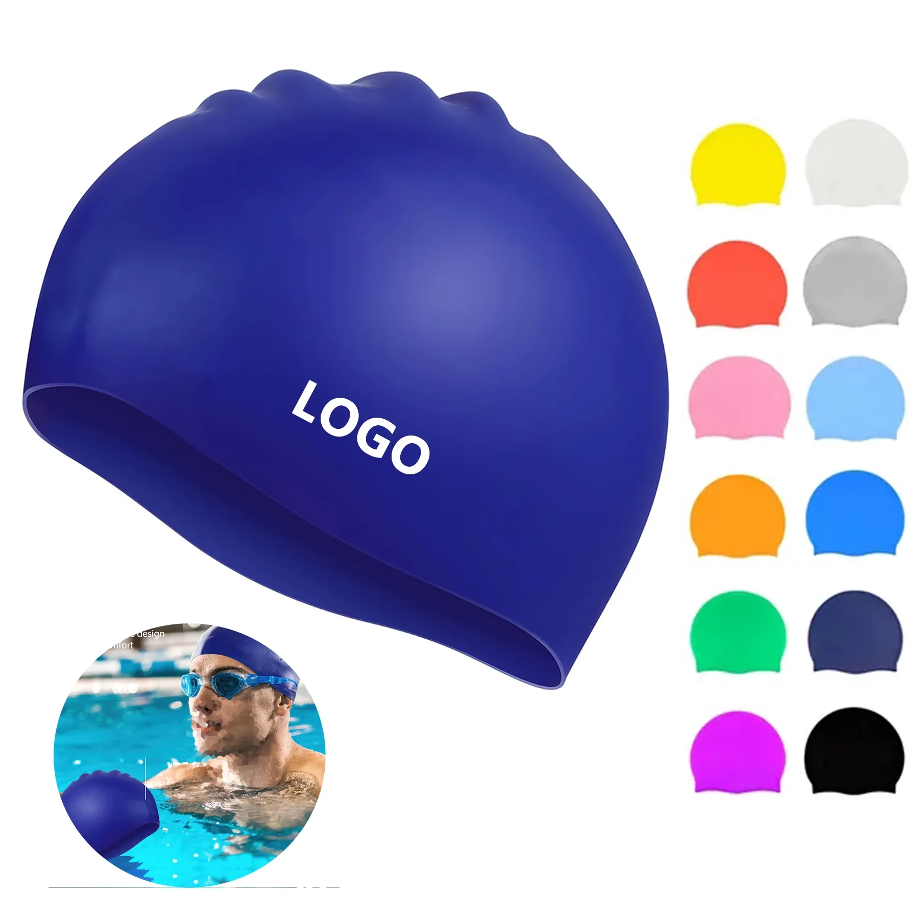 Unisex Swim Caps 8