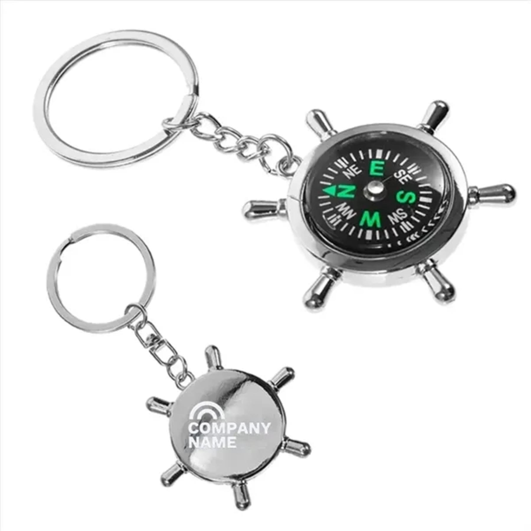 Mini Compass Keychain