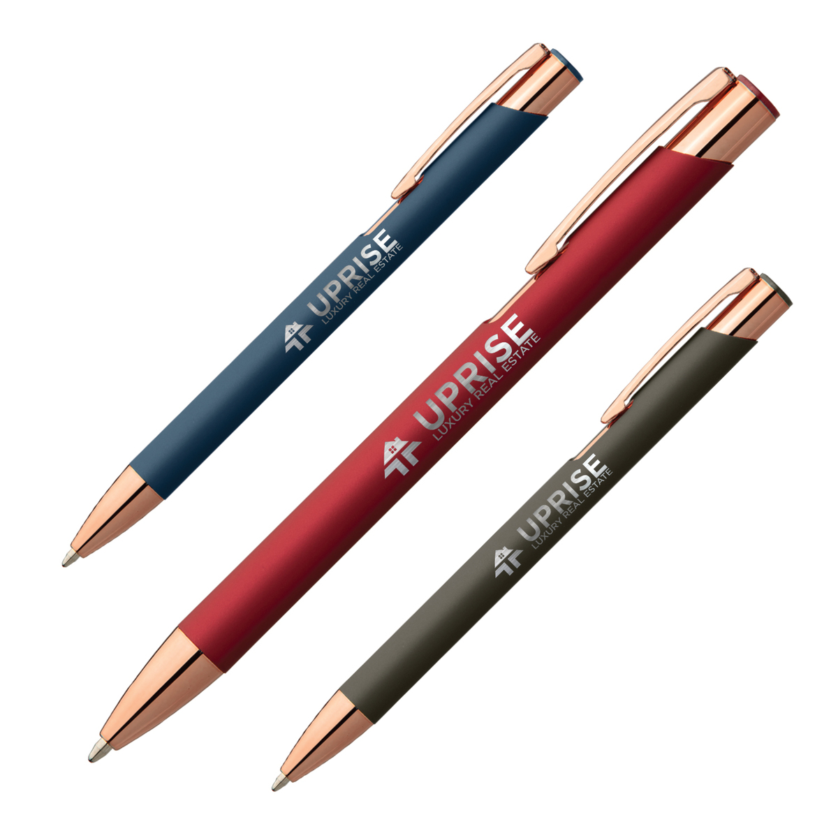 Leo Softy Rose Gold Metal Pen (Engraved Imprint)
