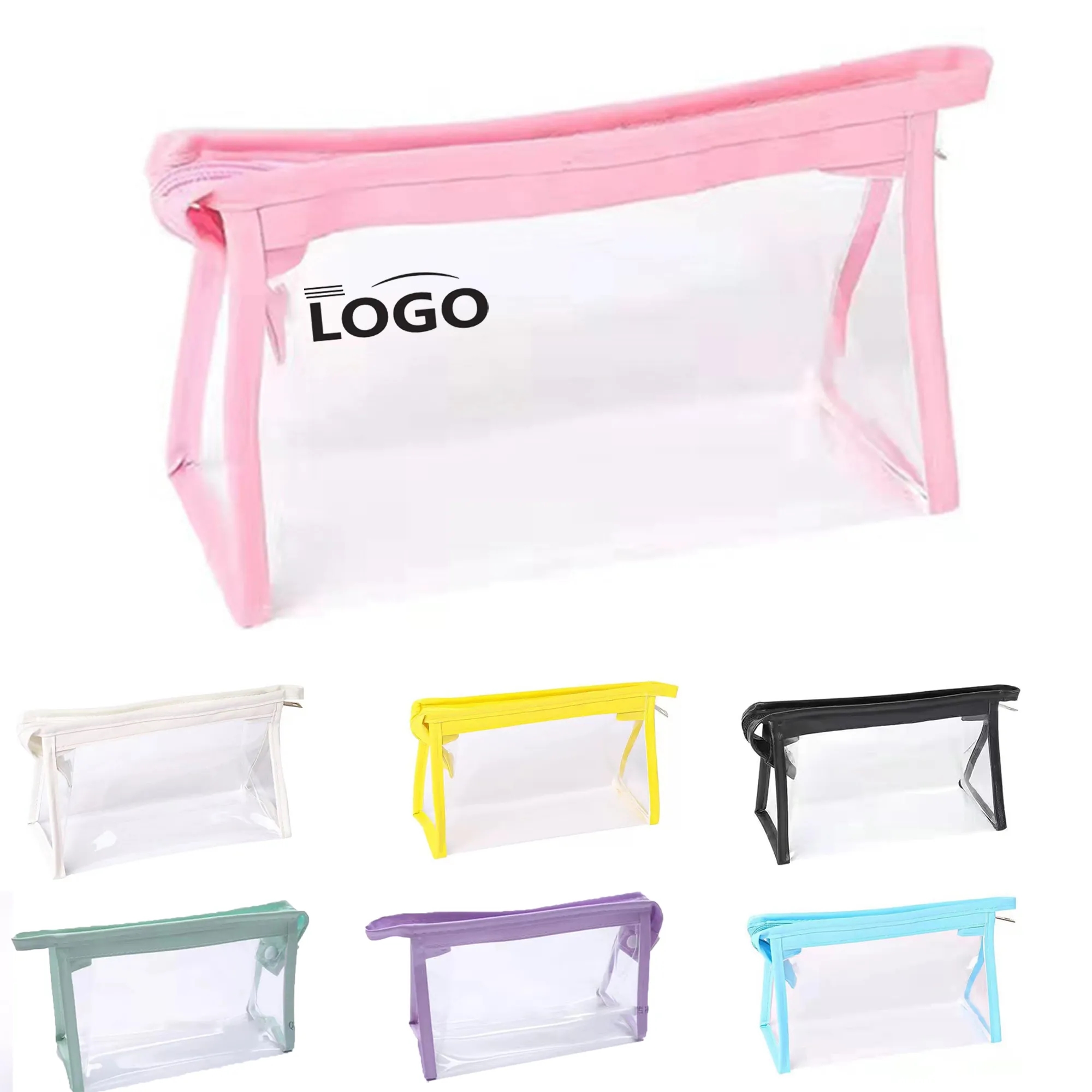 TPU Transparent Large Capacity Pen Makeup Bag 3