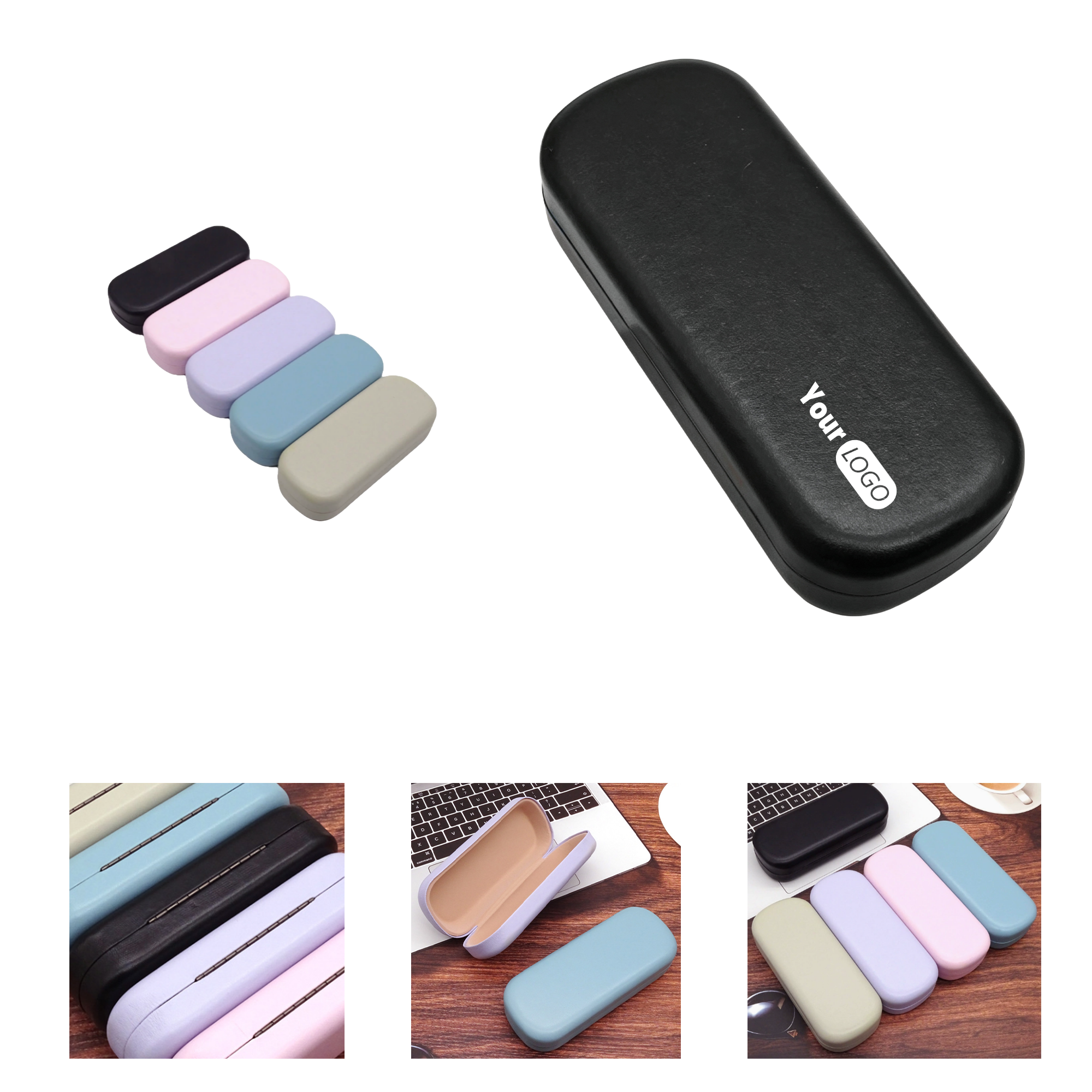 6.4 Inch PU Leather Eyeglass Case 2