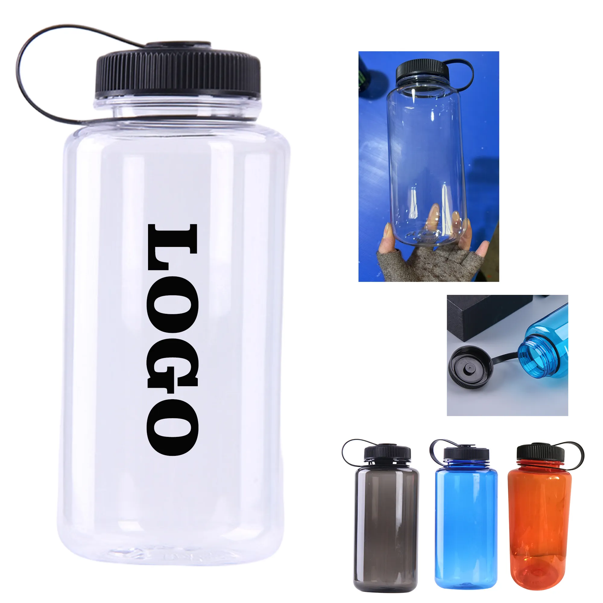 32oz Wide Mouth Bottle with Handle MOQ 50PCS 3