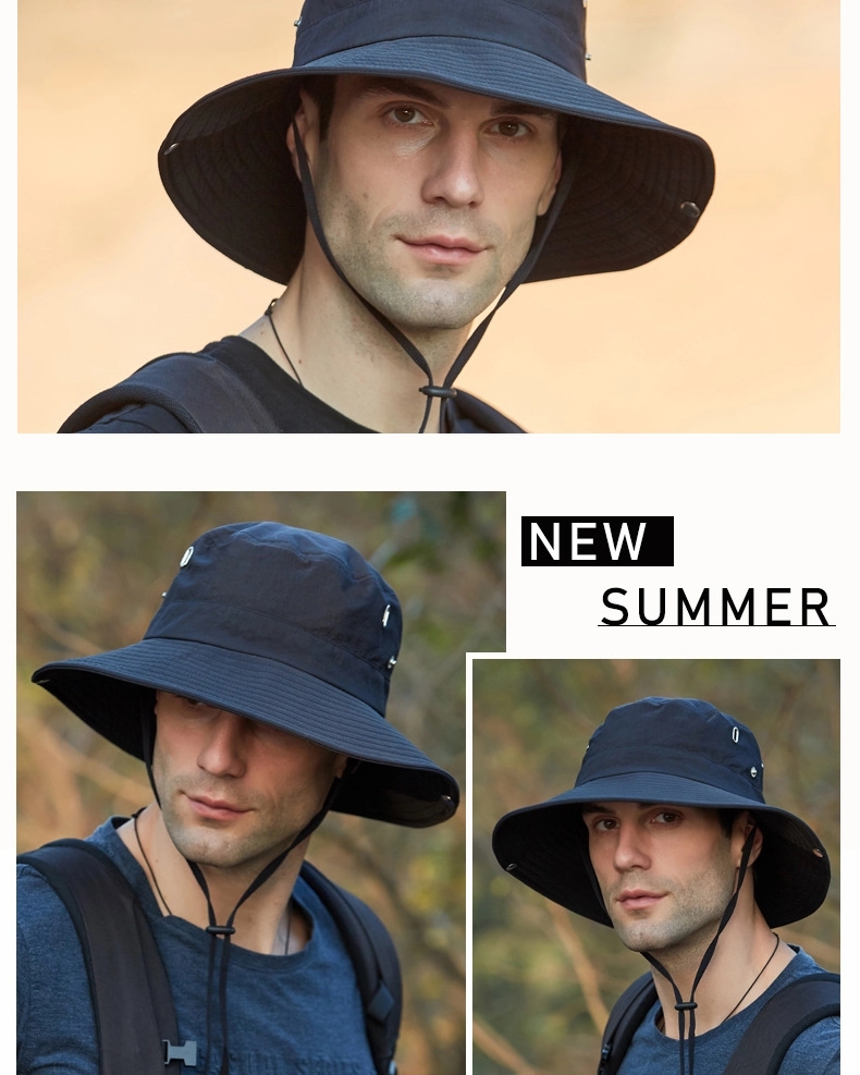 Outdoor Fishing Wide Brim Sun Bucket Hat