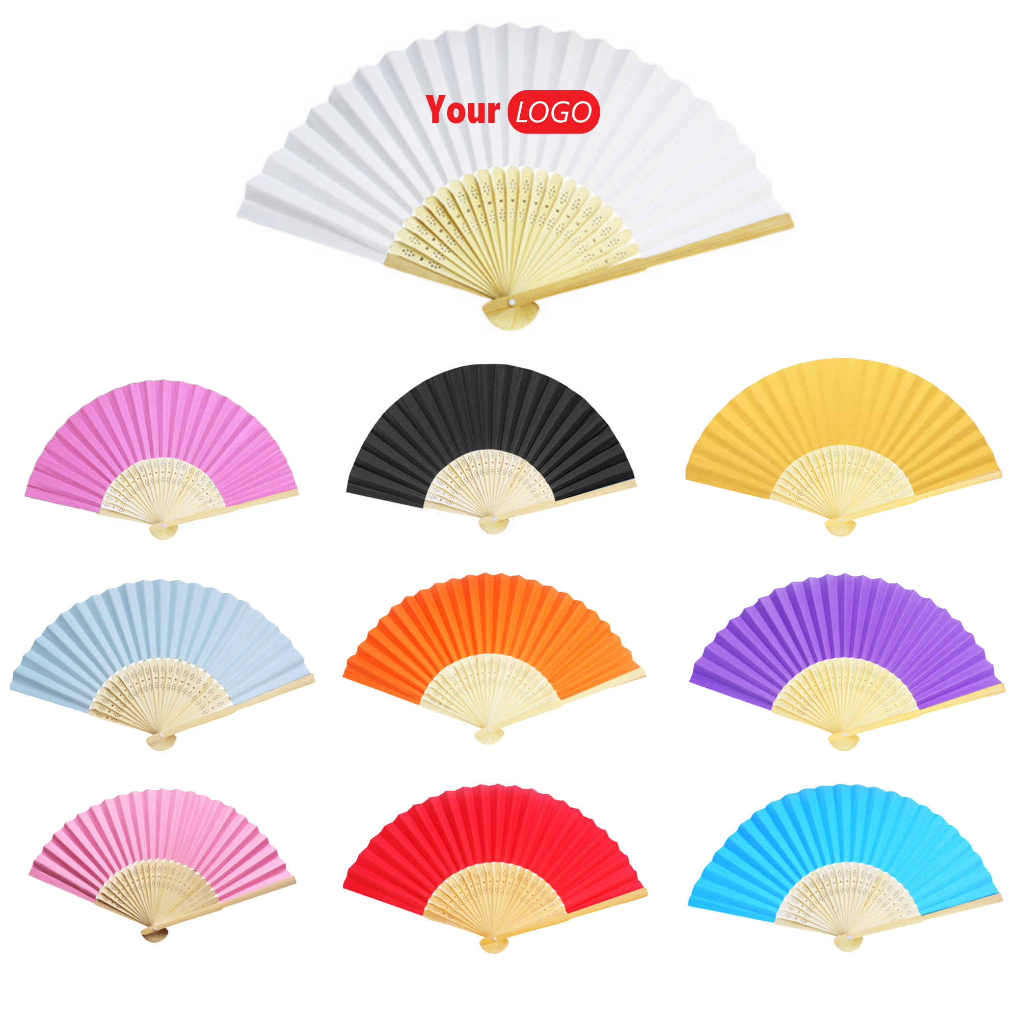 Full Color Custom Folding Fan 10